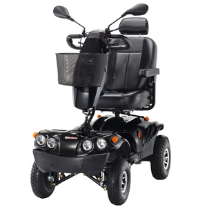 FreeRider Westminster Deluxe Electric Mobility Scooter Black 8mph - Humber Mobility Centre