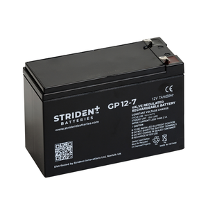 Strident Stairlift Battery Lead Acid - AGM - 12V 7AH Fire Retardant - Humber Mobility Centre