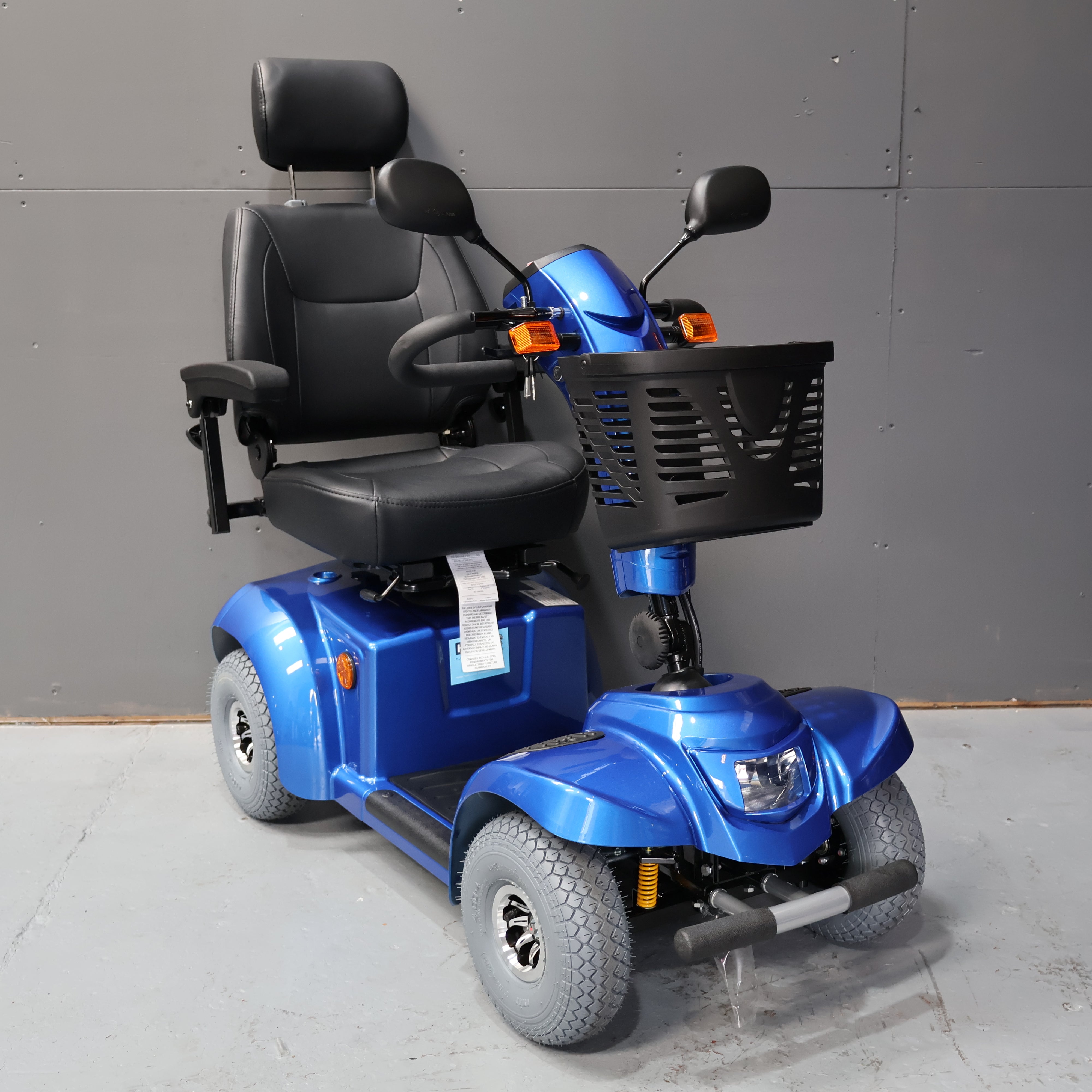 HMC 8 Series Midi 850M Blue Electric Mobility Scooter 8mph