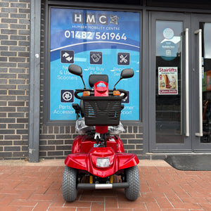 HMC 8 Series Midi 850M Red Electric Mobility Scooter 8mph - Humber Mobility Centre
