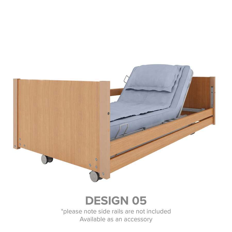Hebden Wide Bed (Design 05 Head/Foot Boards with full length Side Rails, No Side Fascias)