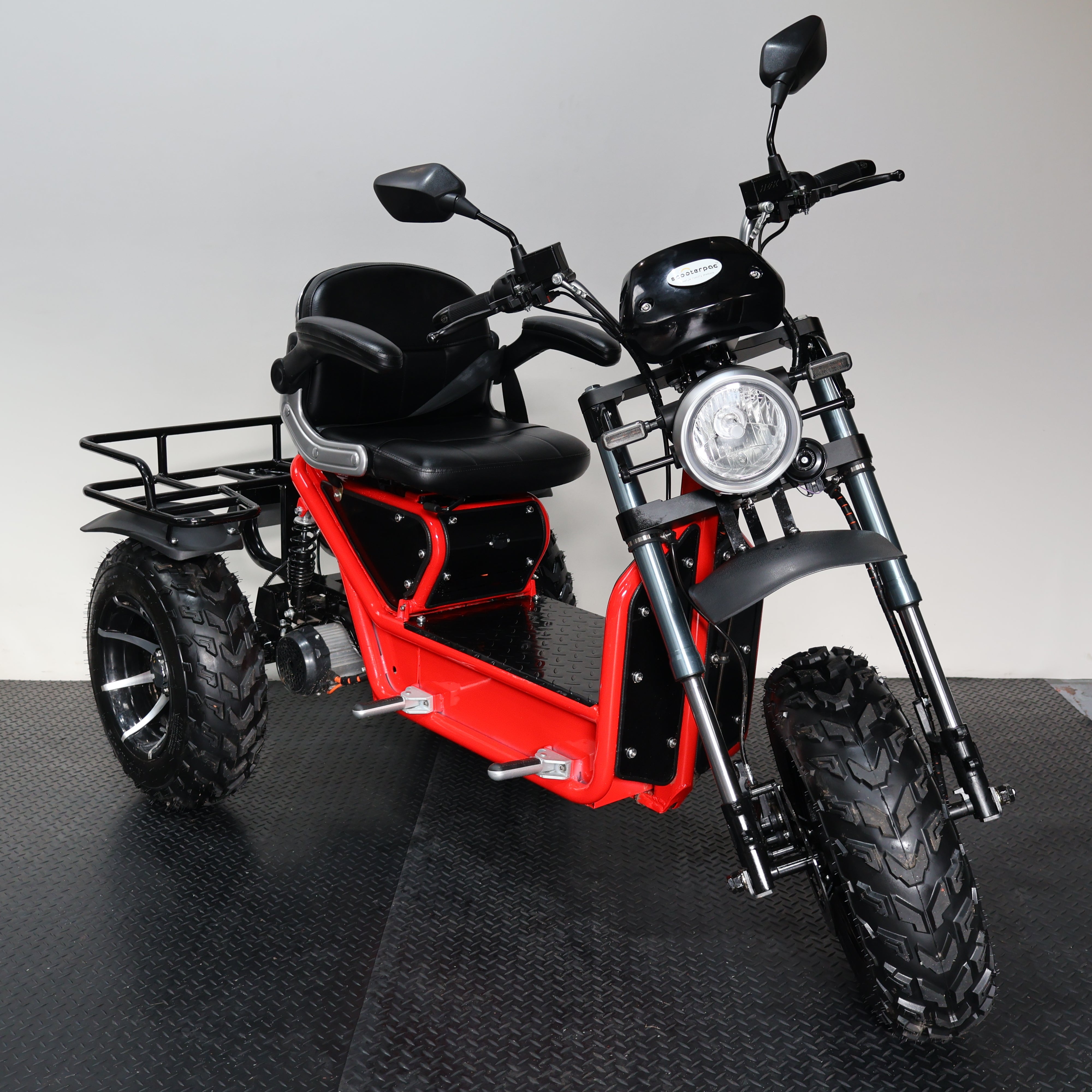 Scooterpac Invader Off Road Electric Mobility Scooter 8mph Red - Humber Mobility Centre