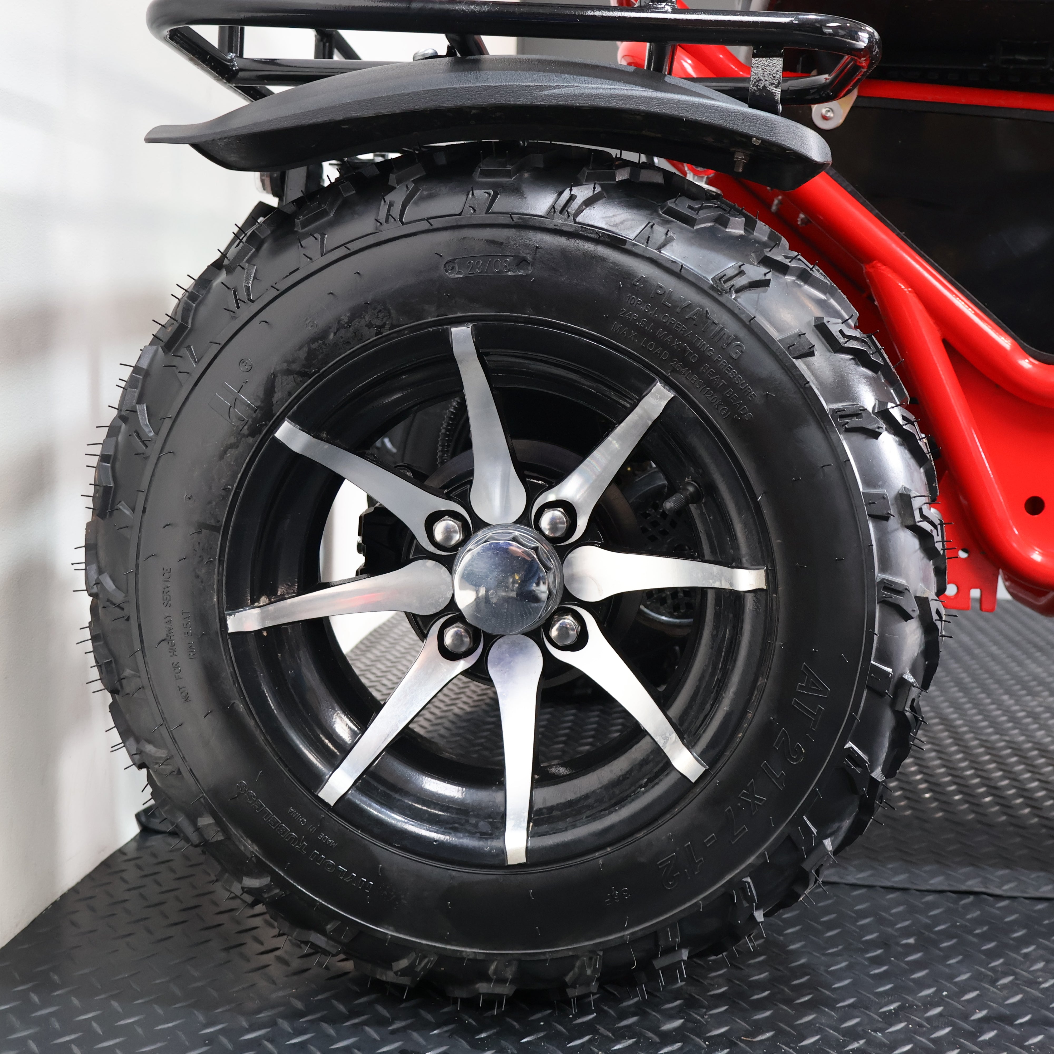 Scooterpac Invader Off Road Electric Mobility Scooter 8mph Red - Humber Mobility Centre