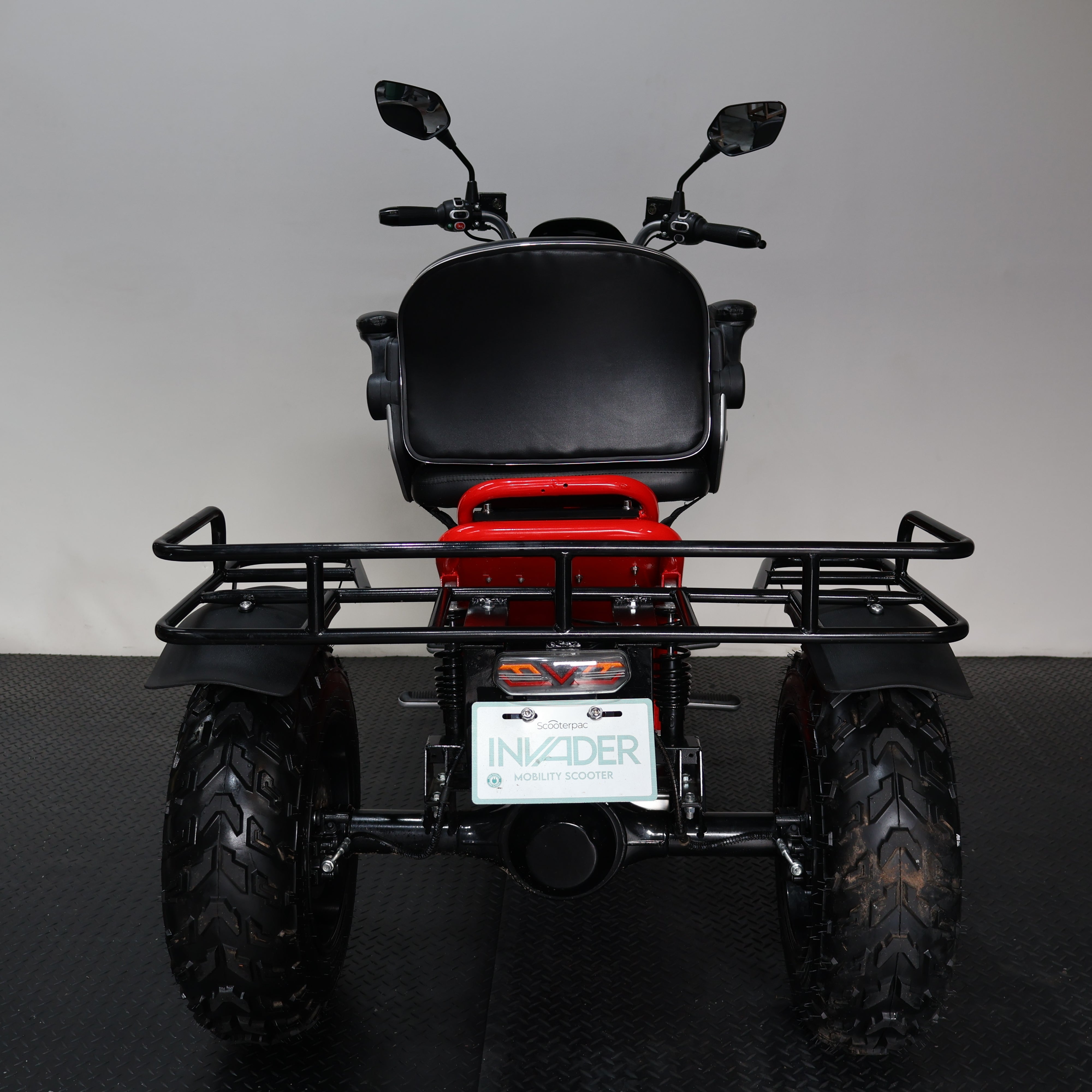 Scooterpac Invader Off Road Electric Mobility Scooter 8mph Red - Humber Mobility Centre
