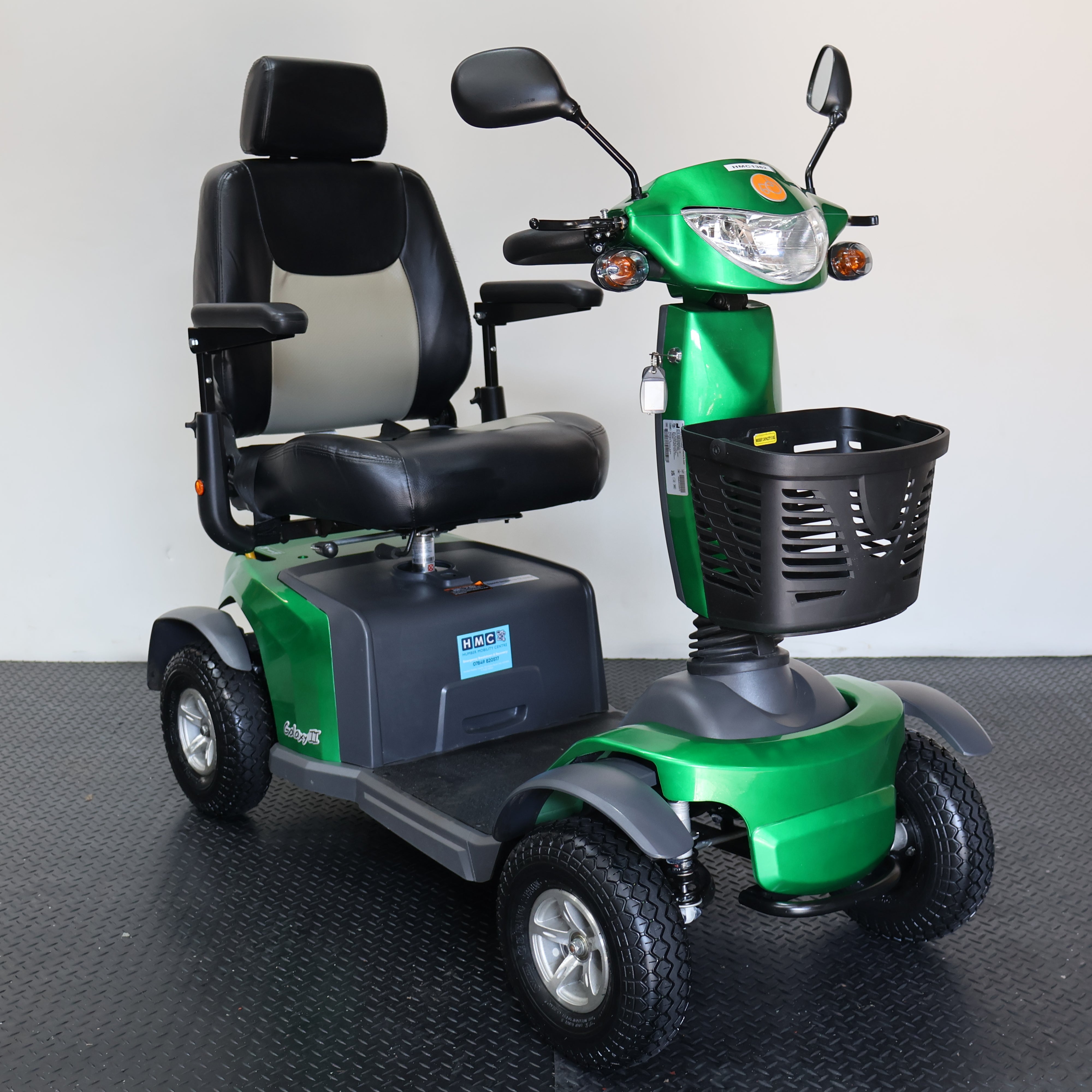 Vanos Galaxy 2 Electric Mobility Scooter 8mph All Terrain Green - Humber Mobility Centre