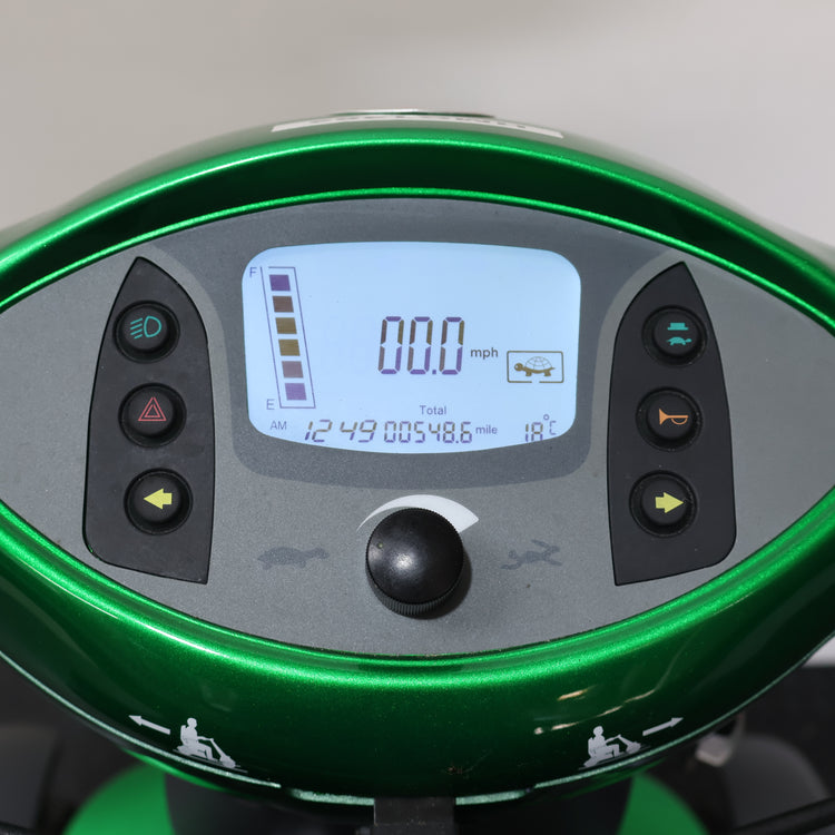 Vanos Galaxy 2 Electric Mobility Scooter 8mph All Terrain Green - Humber Mobility Centre