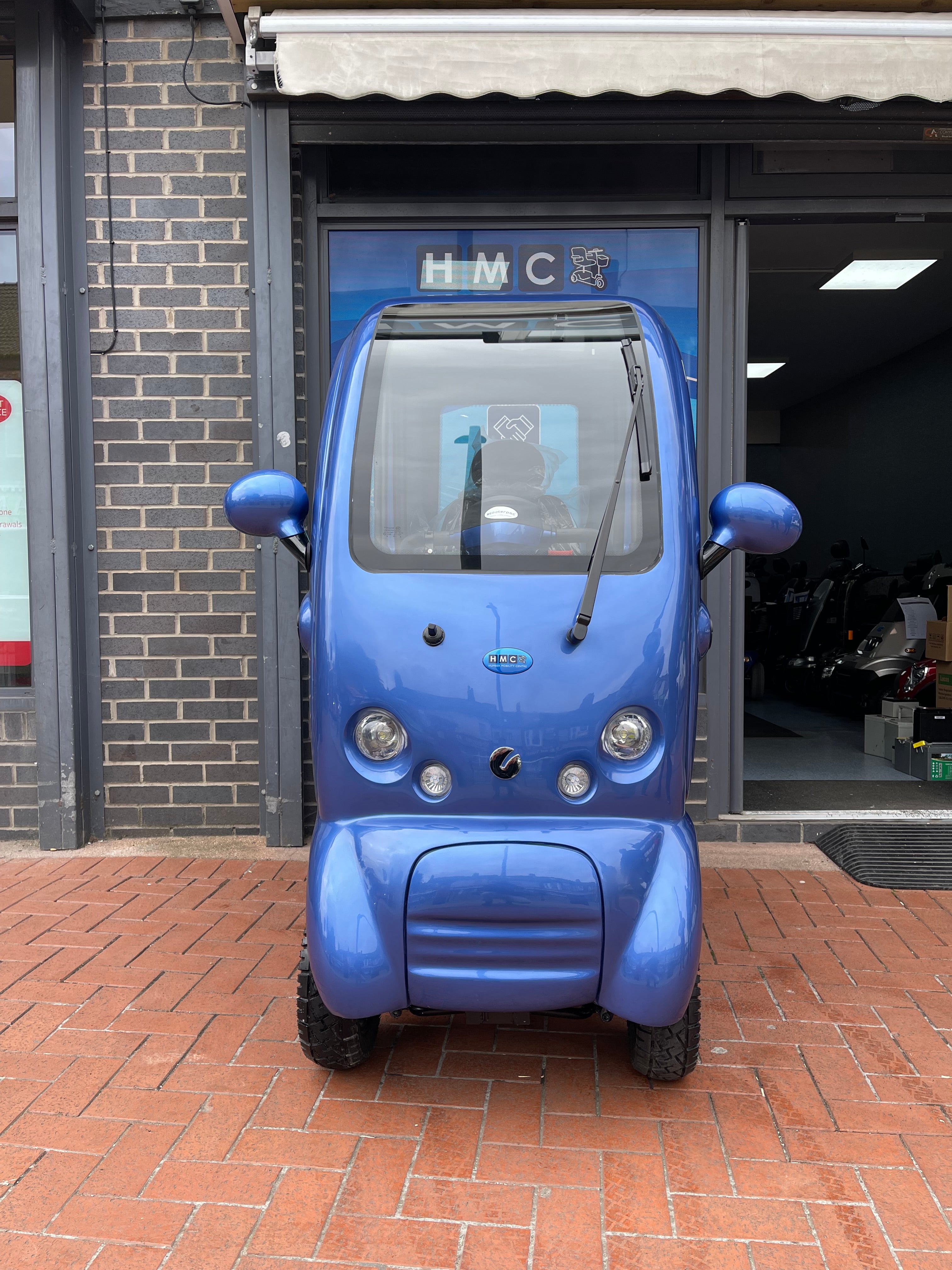 Scooterpac Cabin Car Mk2 Plus Azure Blue Mobility Scooter 8mph