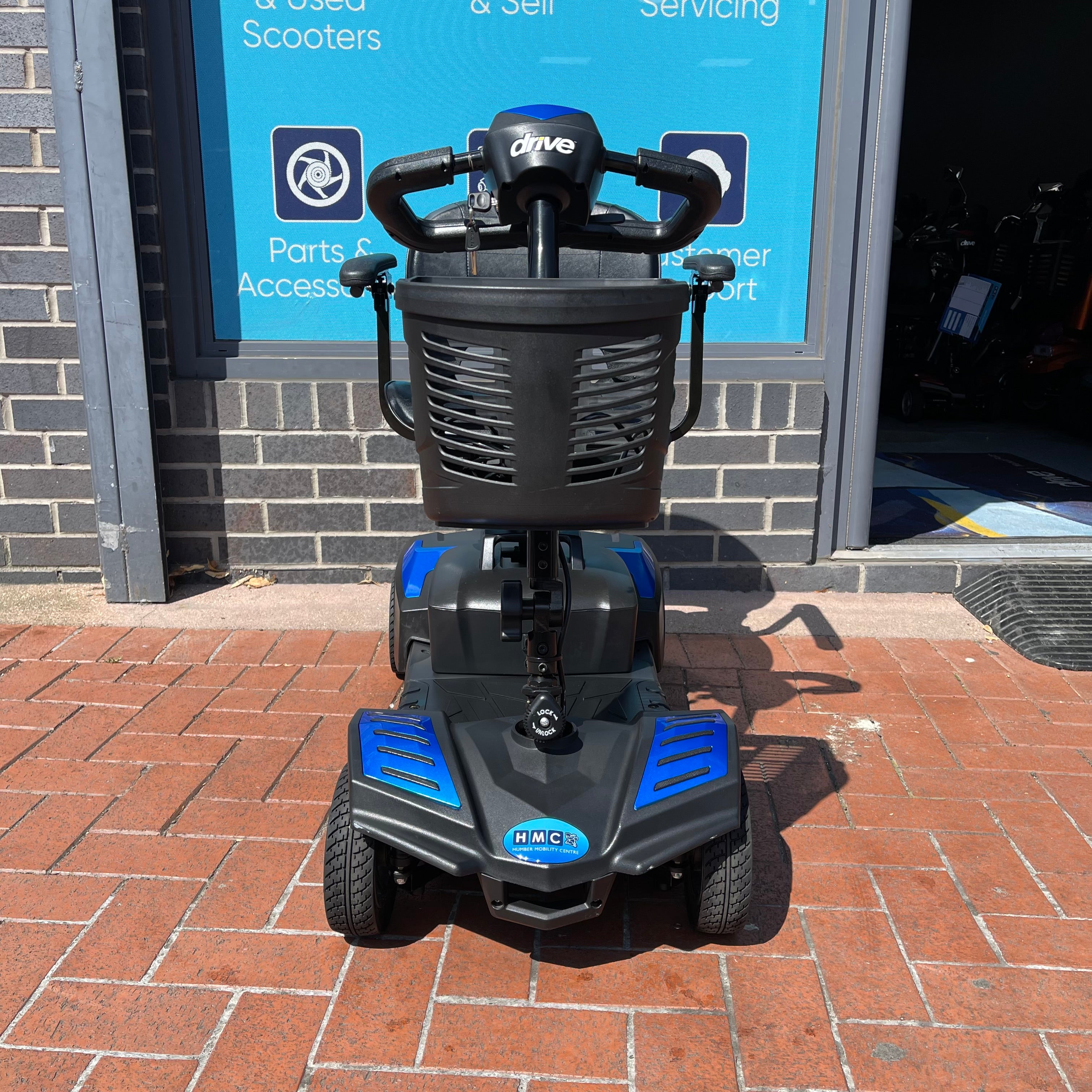 Drive Scout Boot Mobility Scooter 4mph Blue