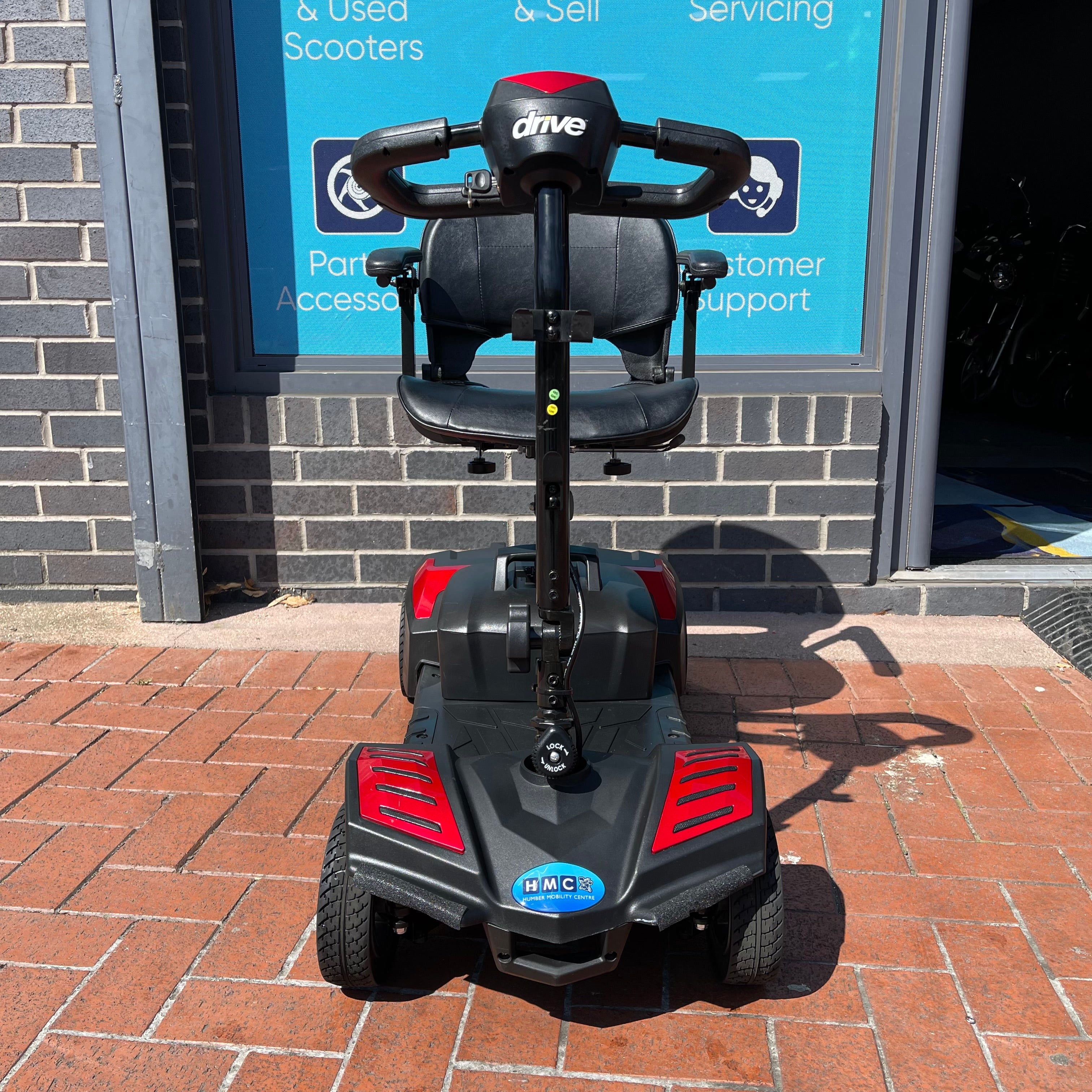 Drive Scout Boot Mobility Scooter 4mph Red