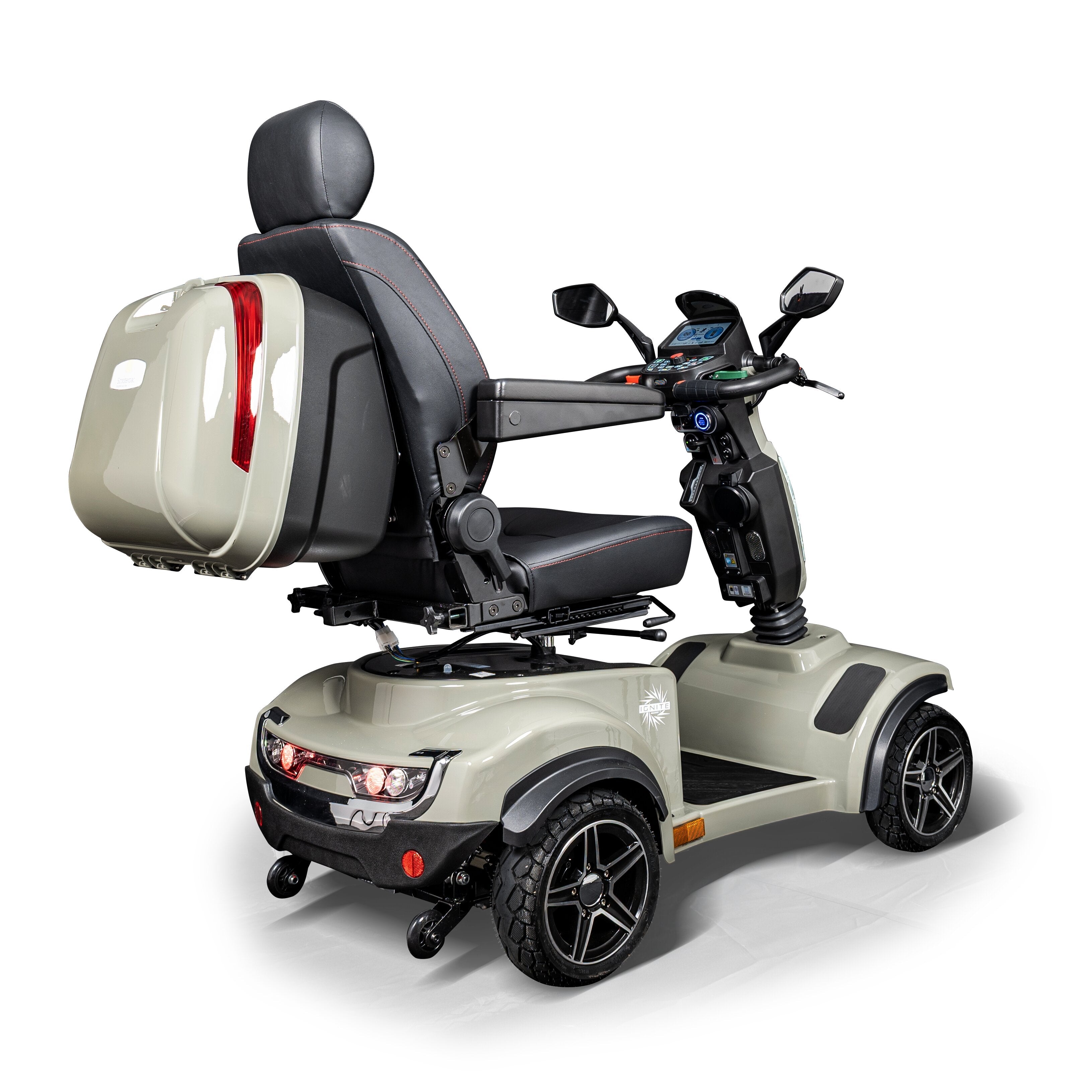 Scooterpac Ignite Mini Sport Mobility Scooter with Heated Handlebars - Humber Mobility Centre