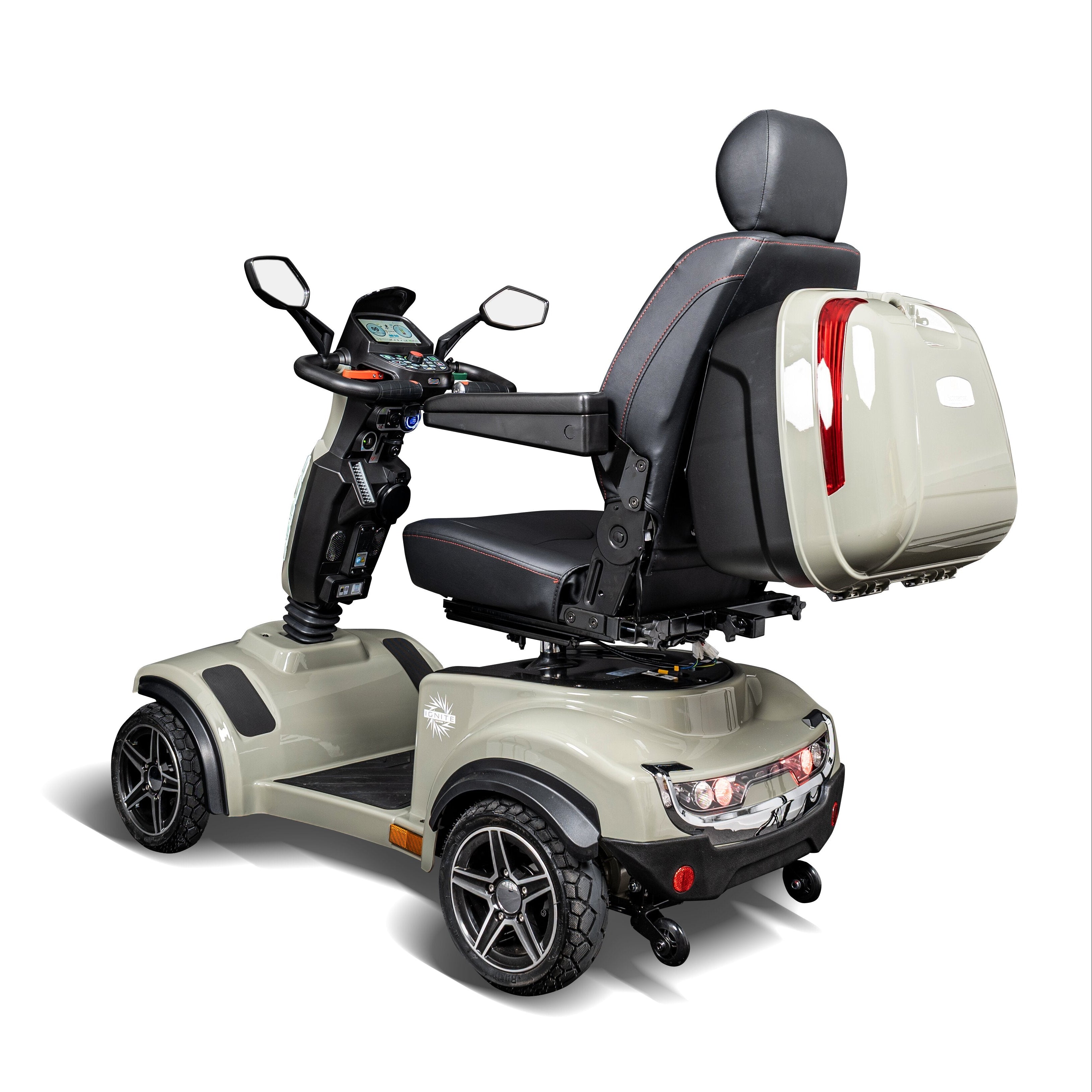 Scooterpac Ignite Mini Sport Mobility Scooter with Heated Handlebars - Humber Mobility Centre