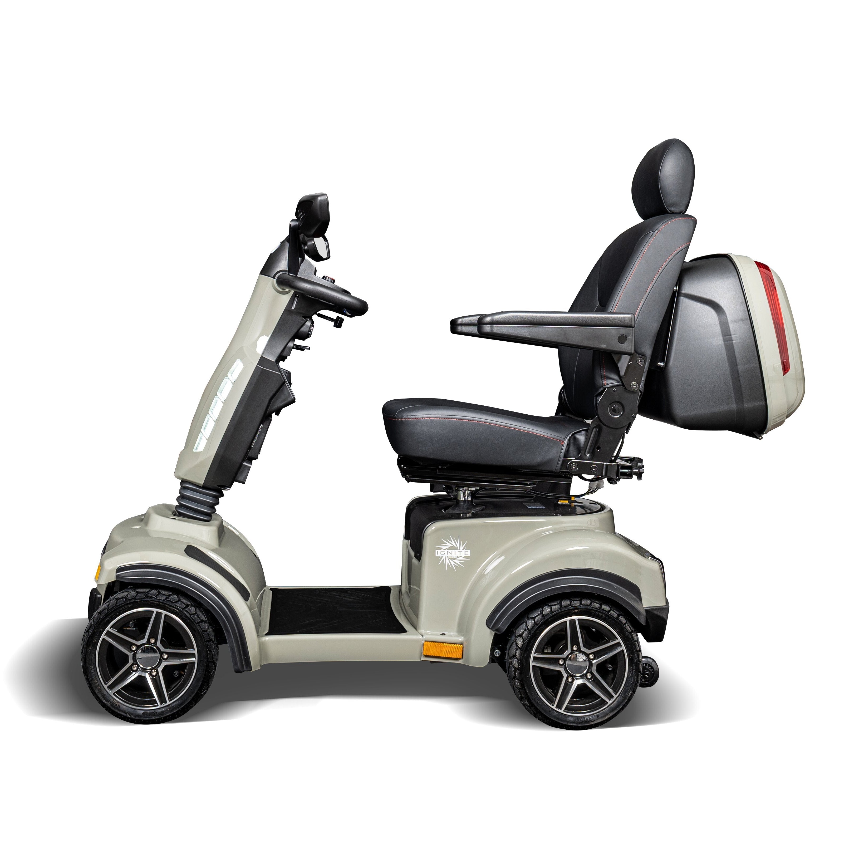 Scooterpac Ignite Mini Sport Mobility Scooter with Heated Handlebars - Humber Mobility Centre
