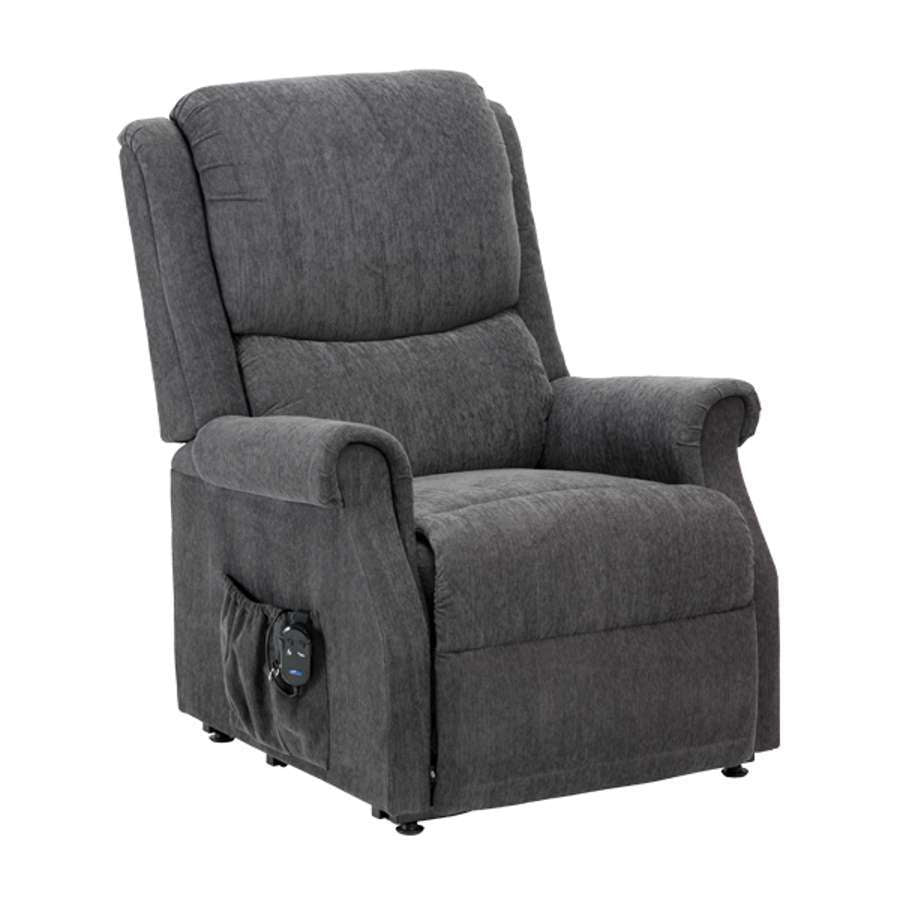 Indiana Petite Riser Recliner (Charcoal)