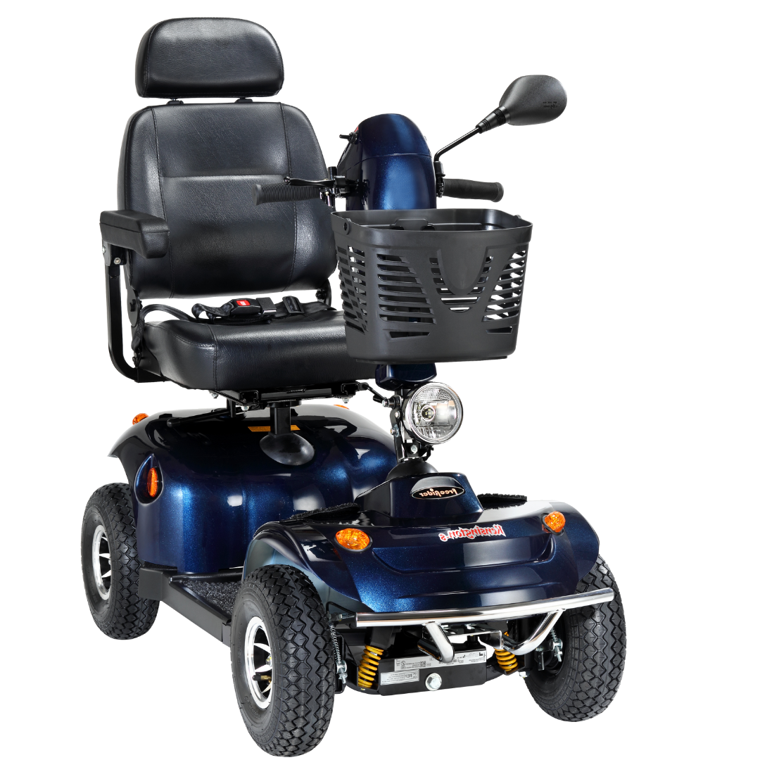 FreeRider Kensington S All Terrain Blue Electric Mobility Scooter 8mph
