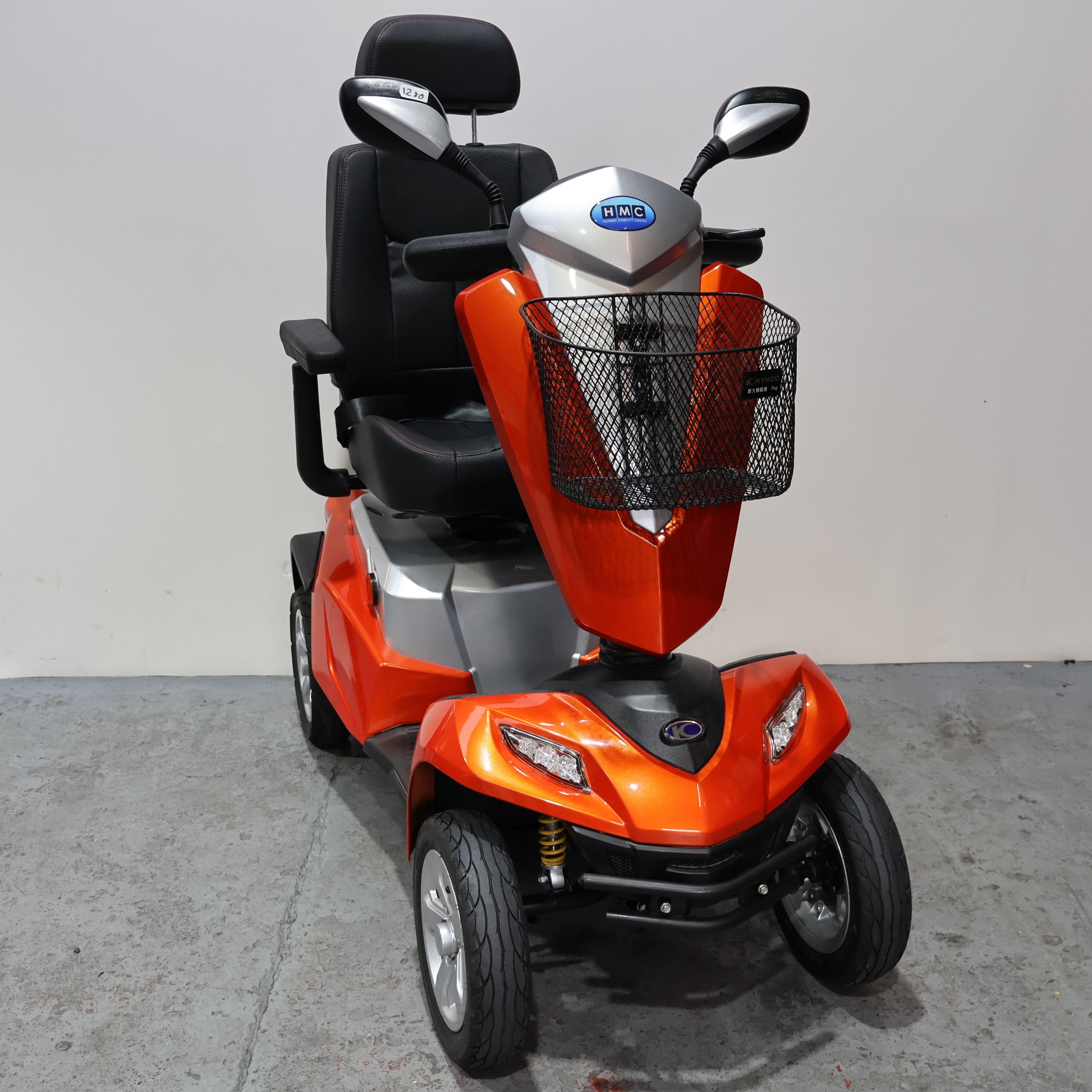 Kymco Maxer Electric Mobility Scooter All Terrain Black 8mph