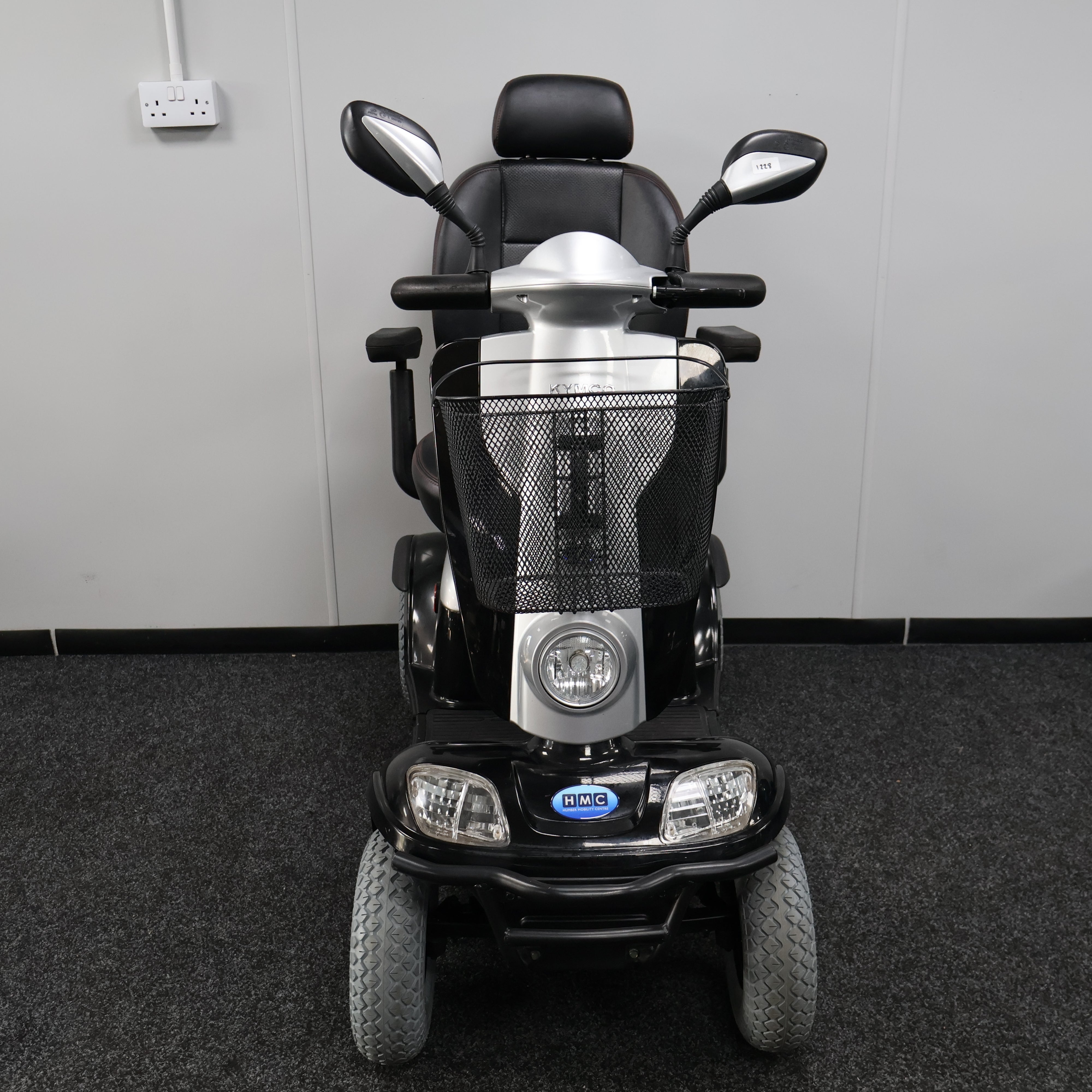 Kymco Maxi XLS Black Electric Mobility Scooter 8mph - Humber Mobility Centre