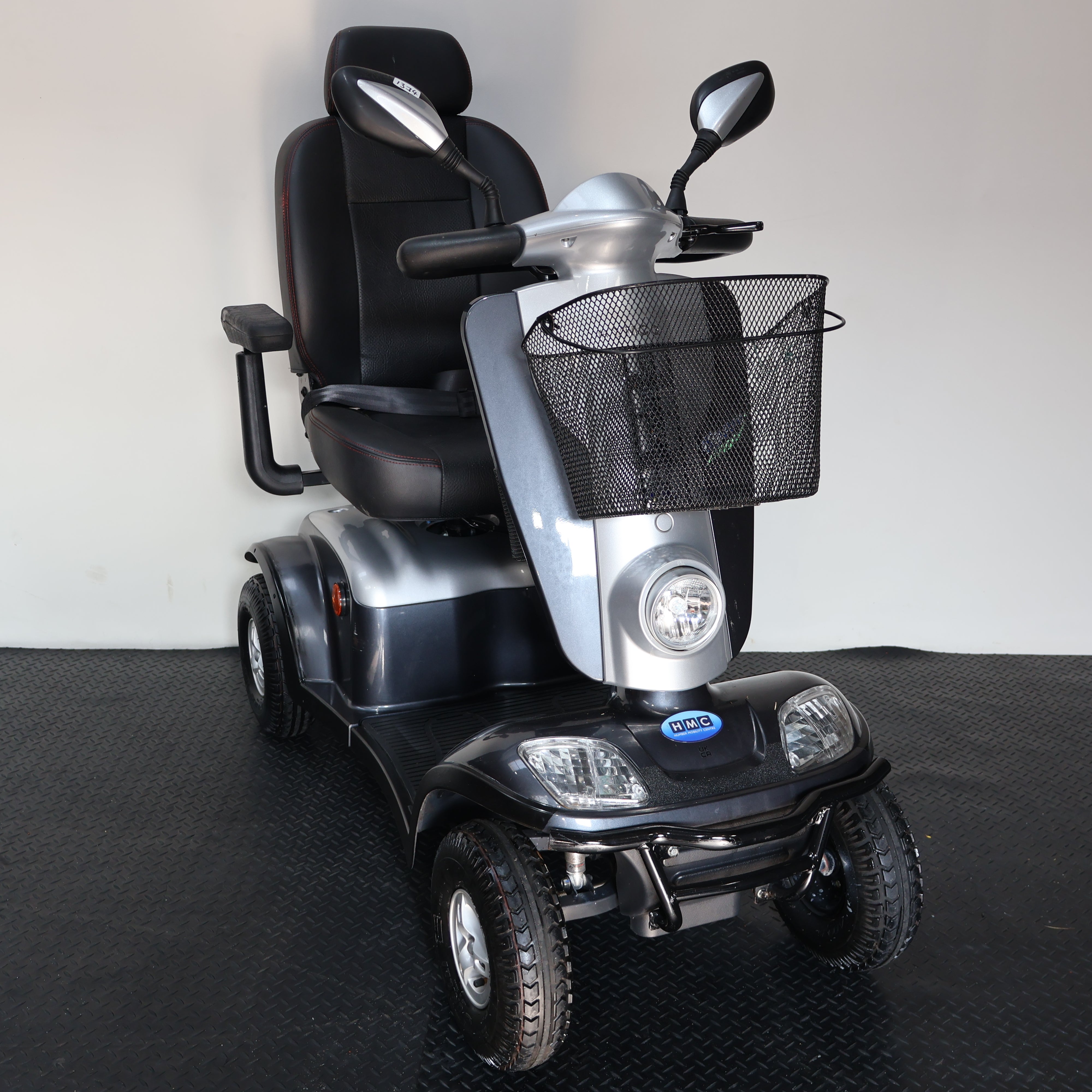 Kymco Maxi XLS Black Electric Mobility Scooter Grey 8mph - Humber Mobility Centre