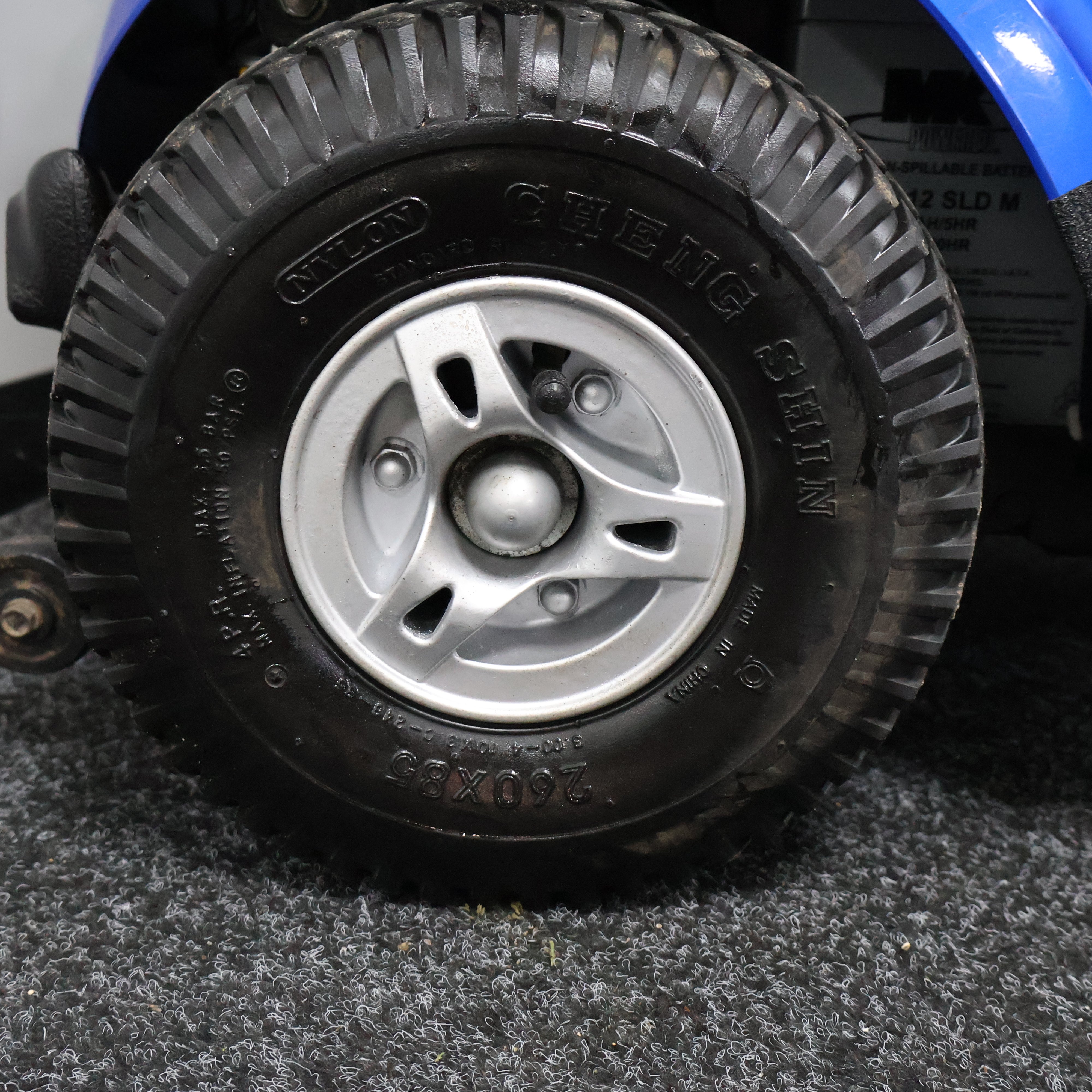 Kymco Midi XLS Electric Mobility Scooter Mid Size Blue 8mph - Humber Mobility Centre