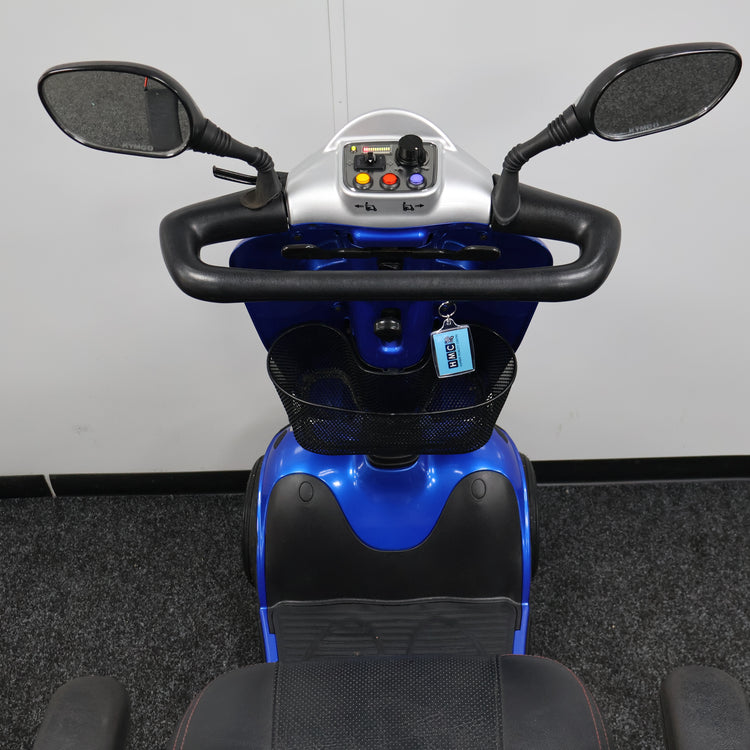 Kymco Midi XLS Electric Mobility Scooter Mid Size Blue 8mph - Humber Mobility Centre