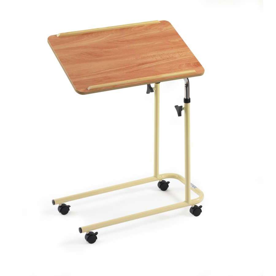 L Style Over Bed Table with Castors