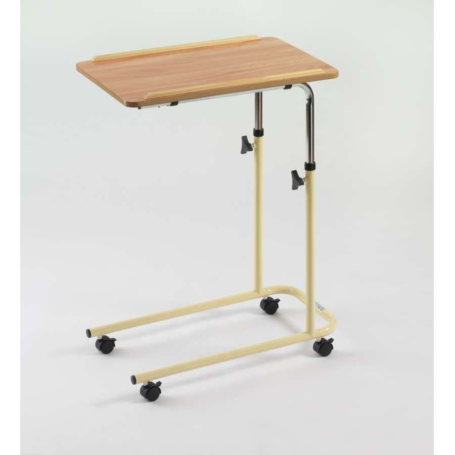L Style Over Bed Table with Castors
