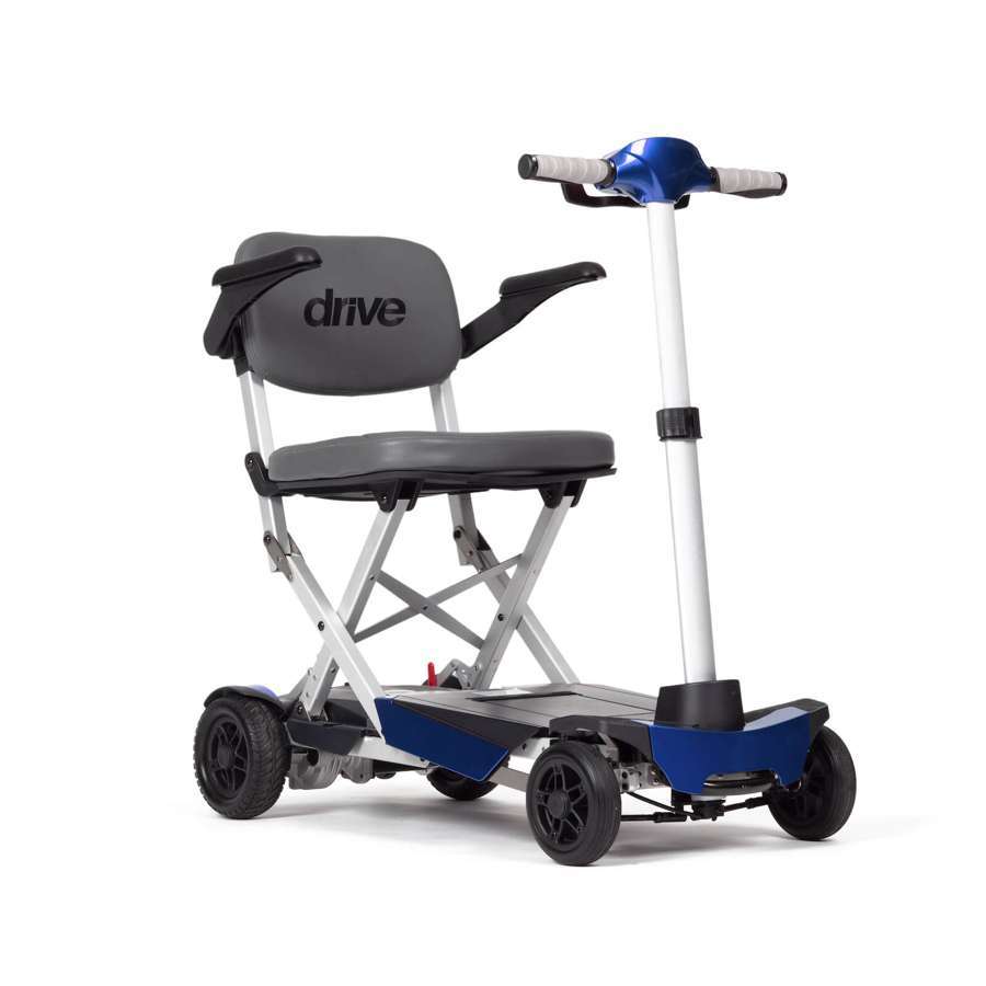 Drive Manual Fold+ Electric Mobility Scooter  - Red or Blue