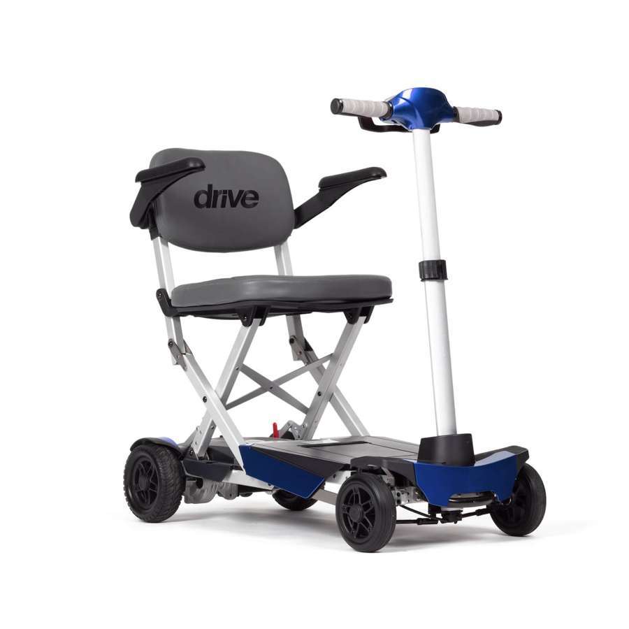 Drive Manual Fold+ Mobility Scooter (Blue) - Humber Mobility Centre