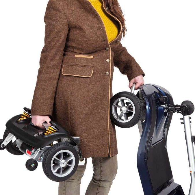 Drive AstroLite Boot Electric Mobility Scooter - Black or Blue - 10Ah or 17Ah - Humber Mobility Centre
