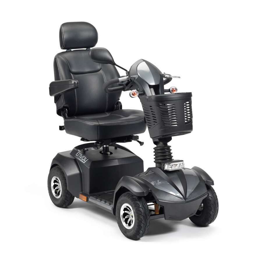 Drive Envoy 8mph Electric Mobility Scooter - Red, Silver or Blue