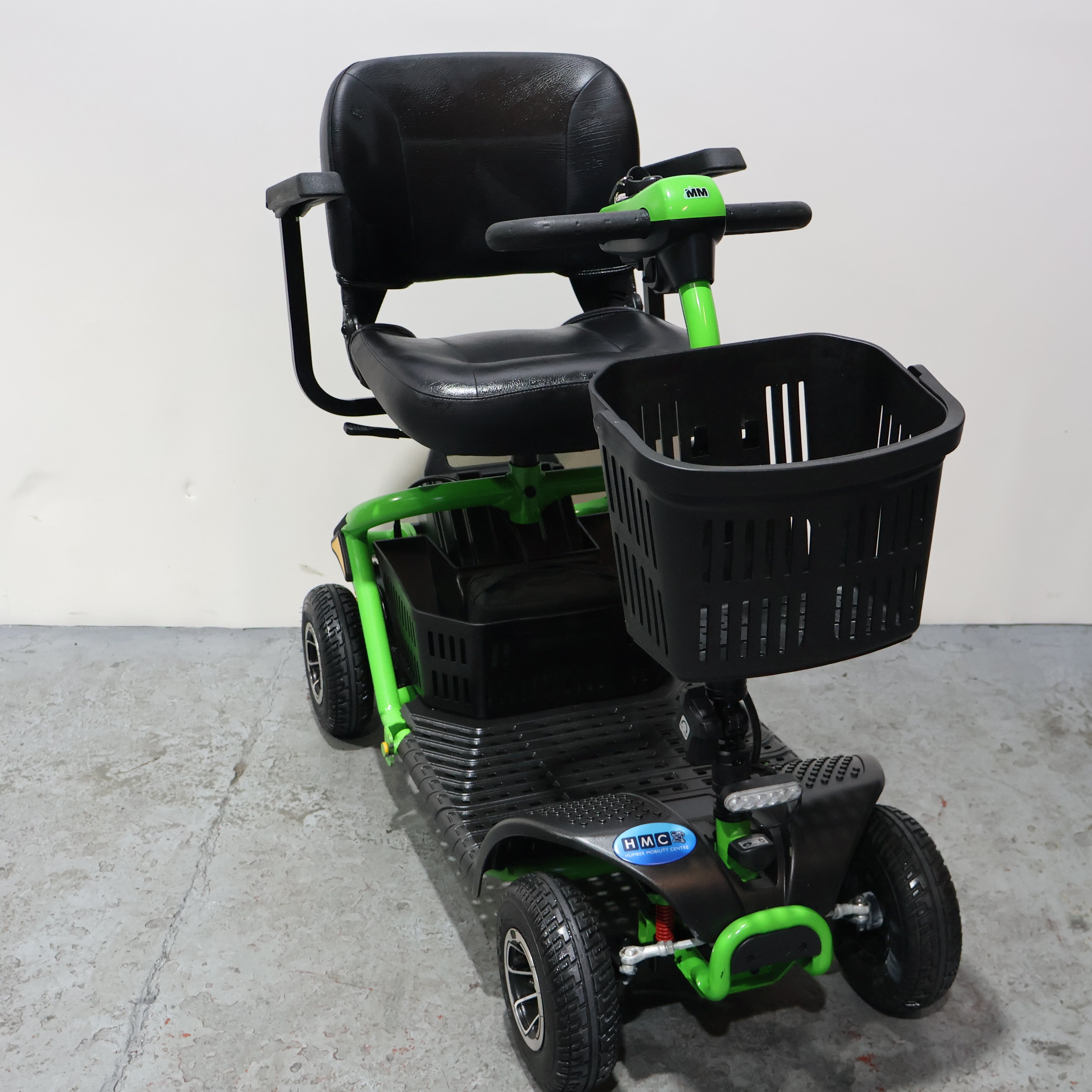 Monarch Mini 4 Green Boot Portable Electric Mobility Scooter 4mph