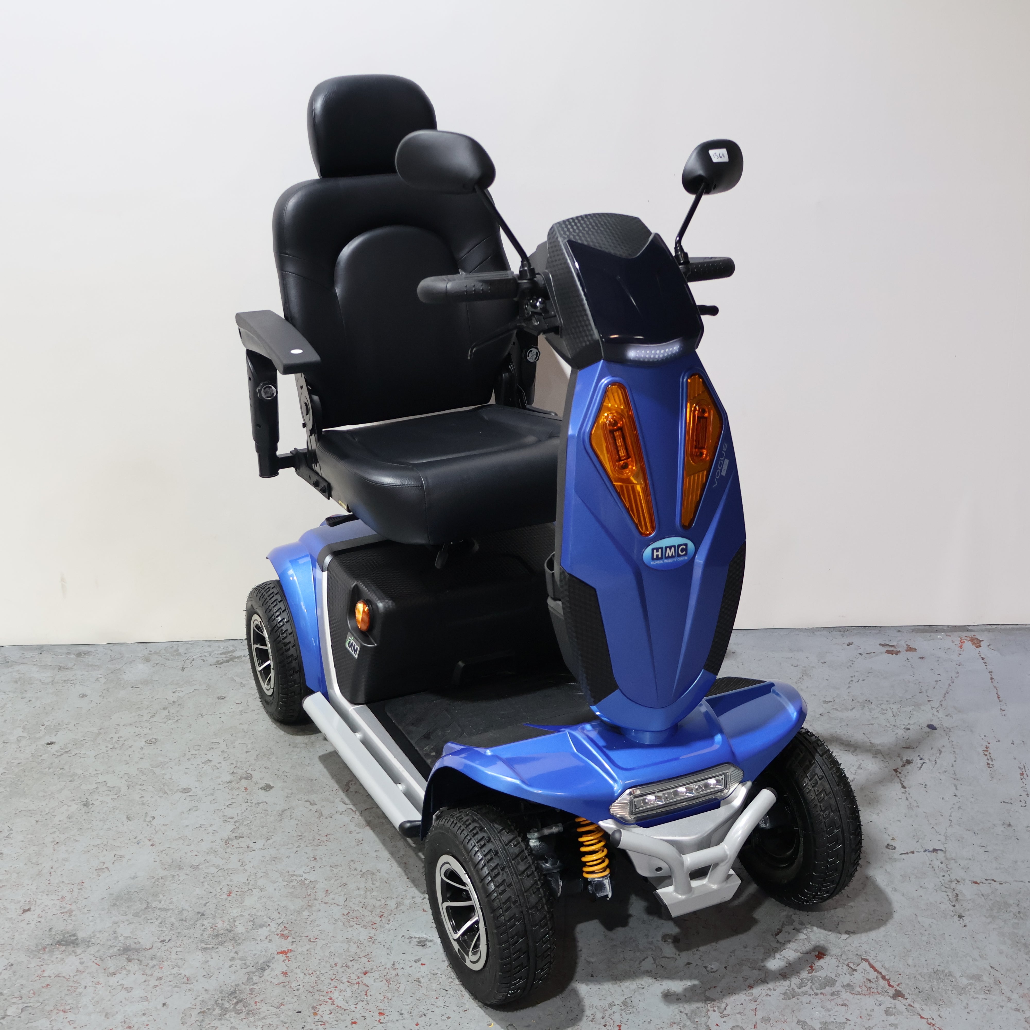 Monarch Vouge XL Blue Electric Mobility Scooter 8mph - Humber Mobility Centre