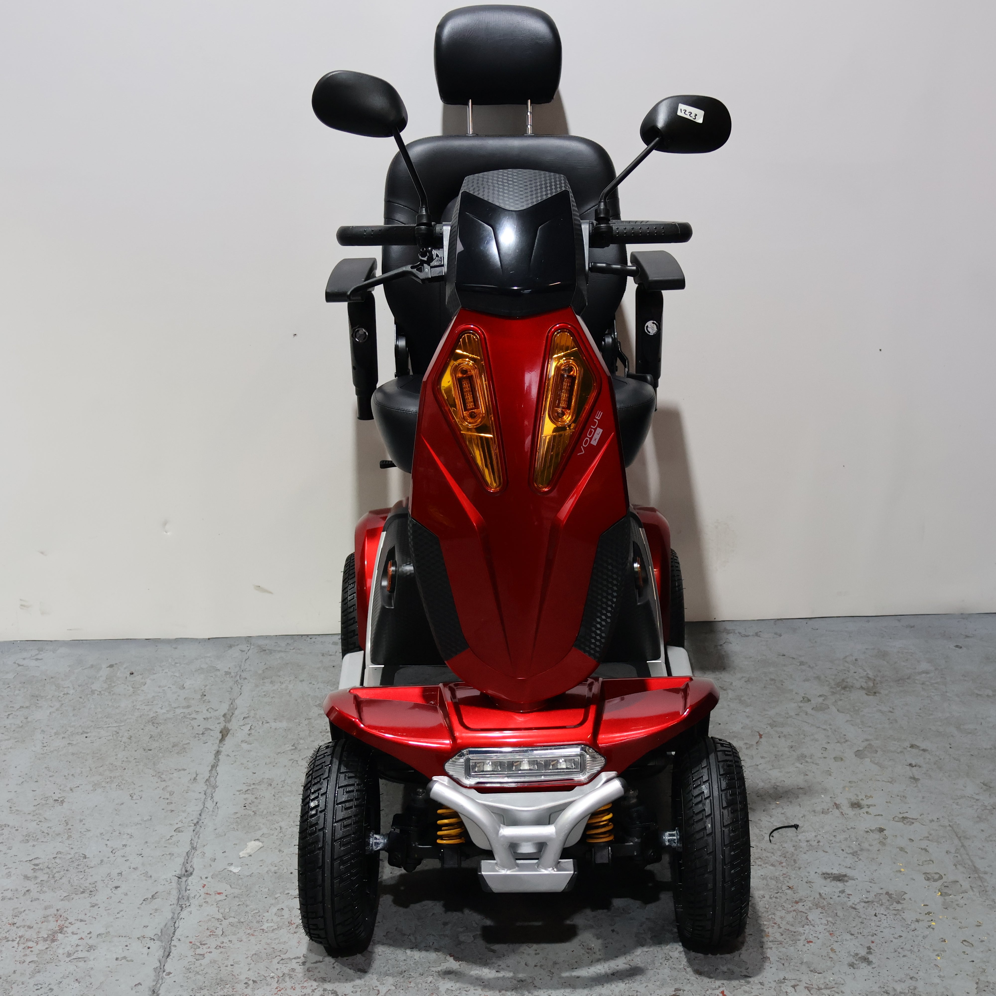 Monarch Vouge XL Red 8mp  Electric Mobility Scooter