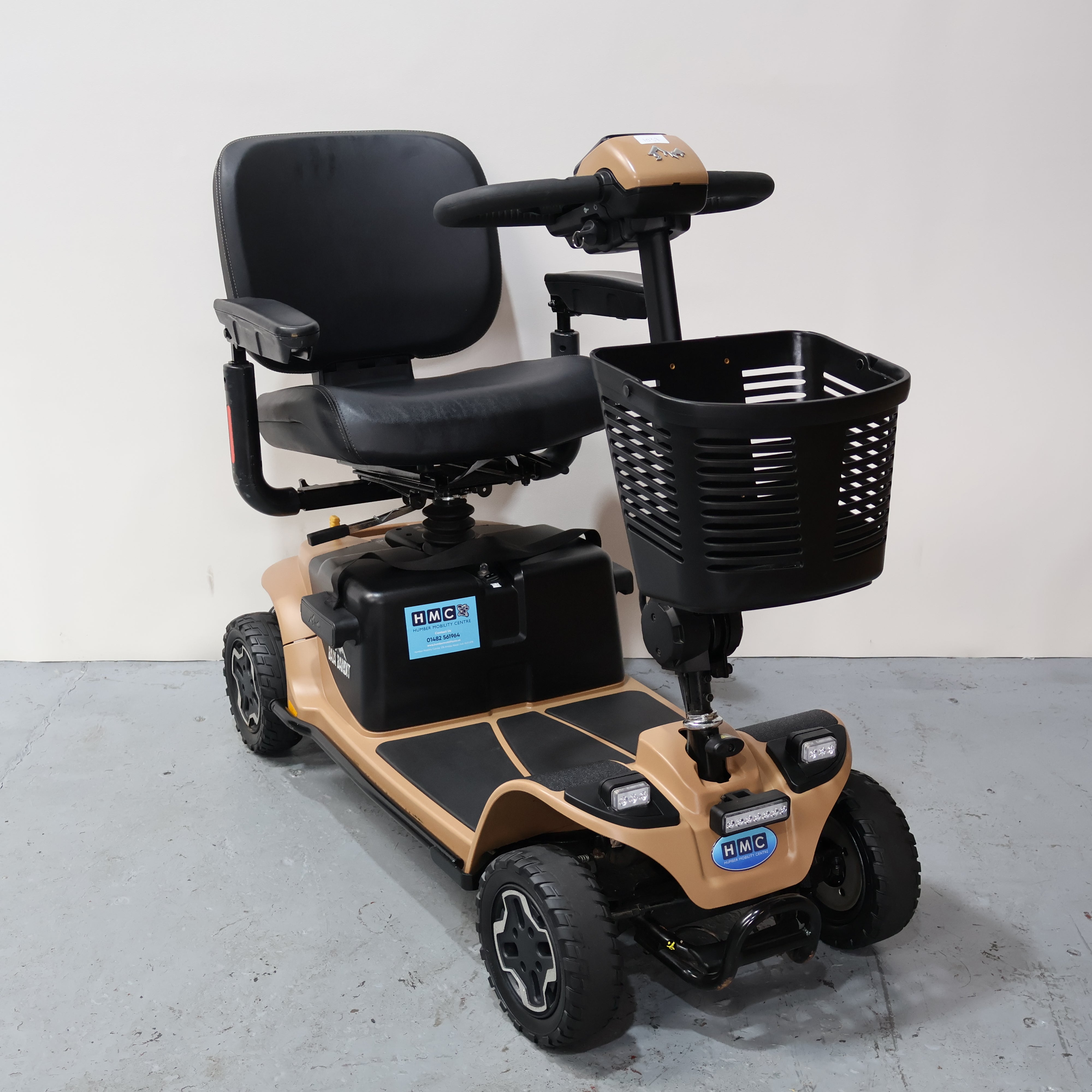 Pride Baja Bandit Boot Electric Mobility Scooter 8mph Tan