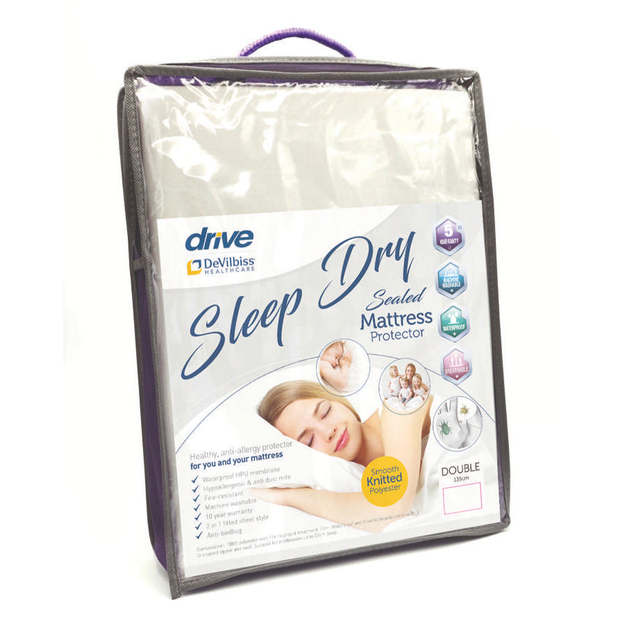 Sleep Dry Sealed Mattress Protector - Compact Double