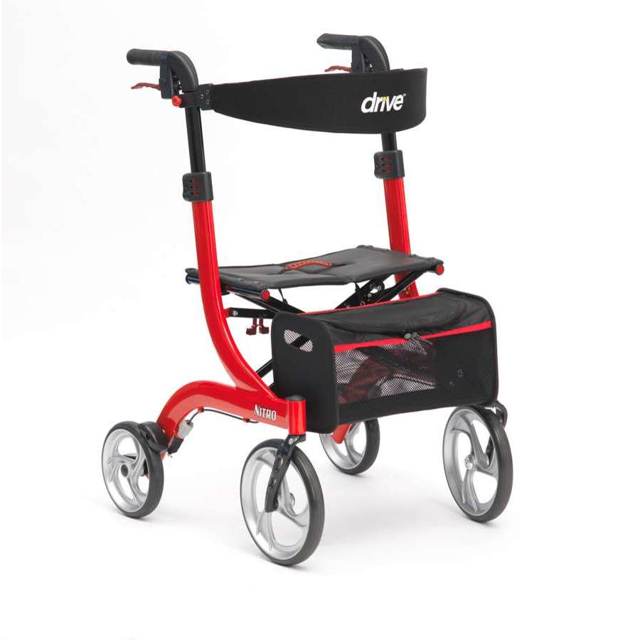 Nitro Rollator- Mini (Red)