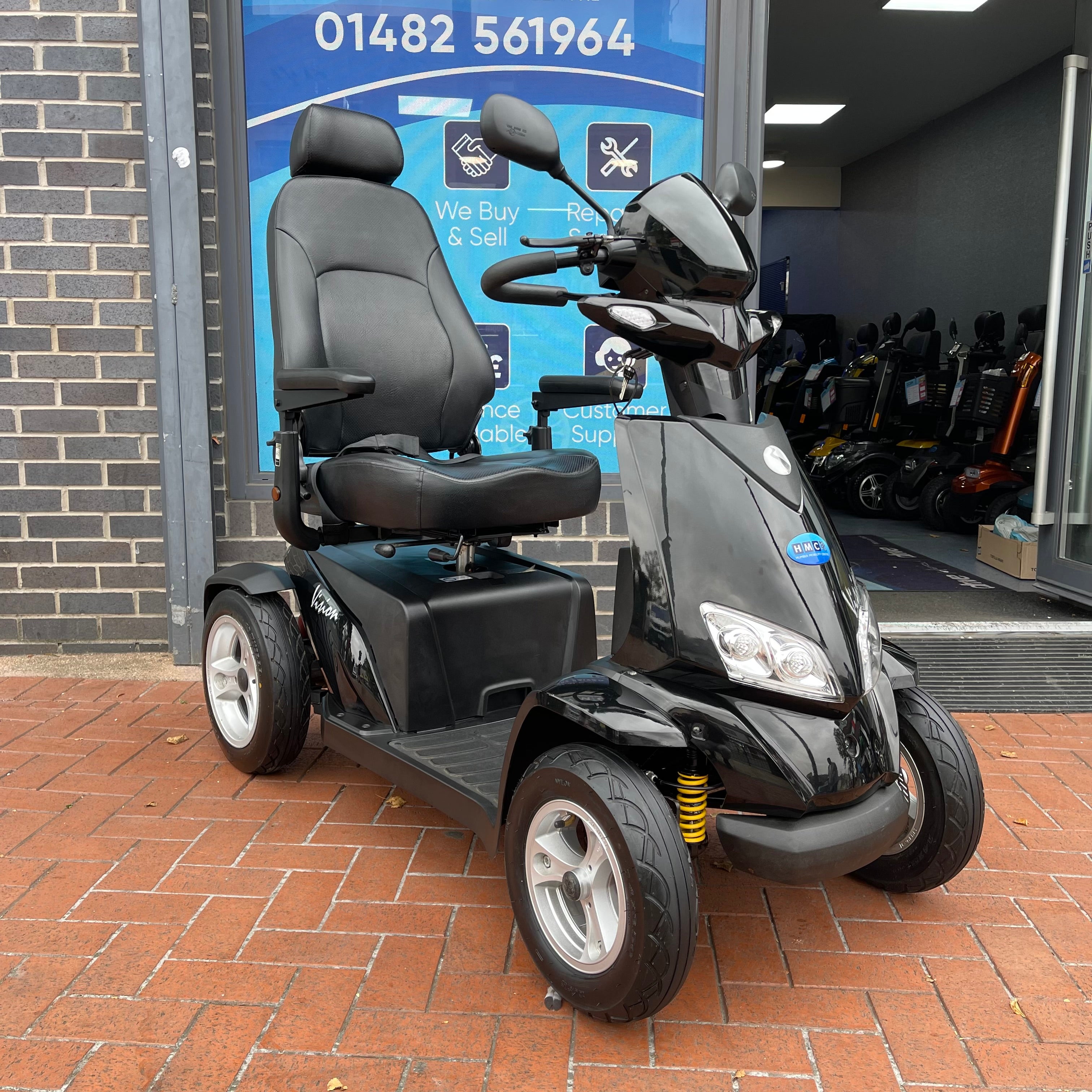 Rascal Vision 8mph Mobility Scooter Ex Demo - Humber Mobility Centre
