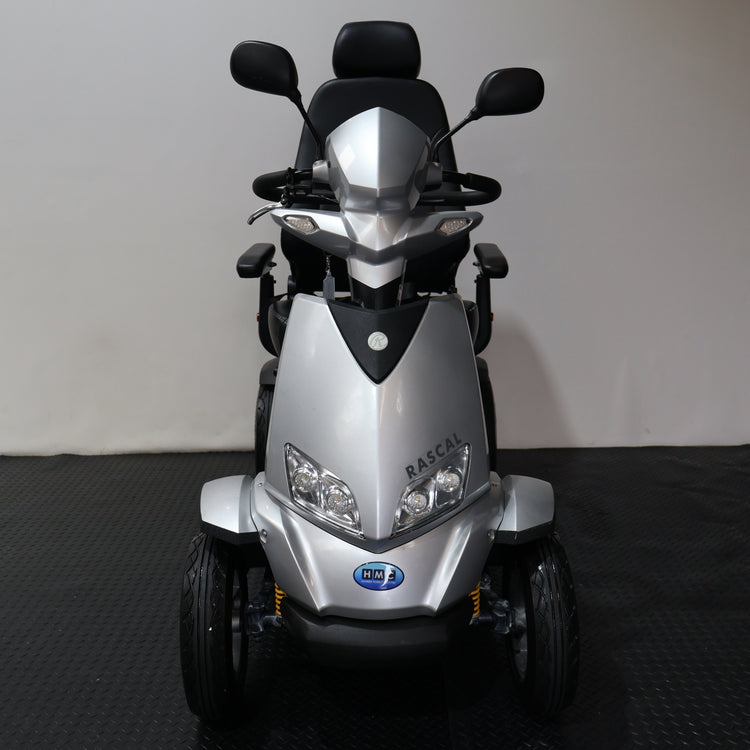 Rascal Vision Electric Mobility Scooter Silver All Terrain 8mph - Humber Mobility Centre