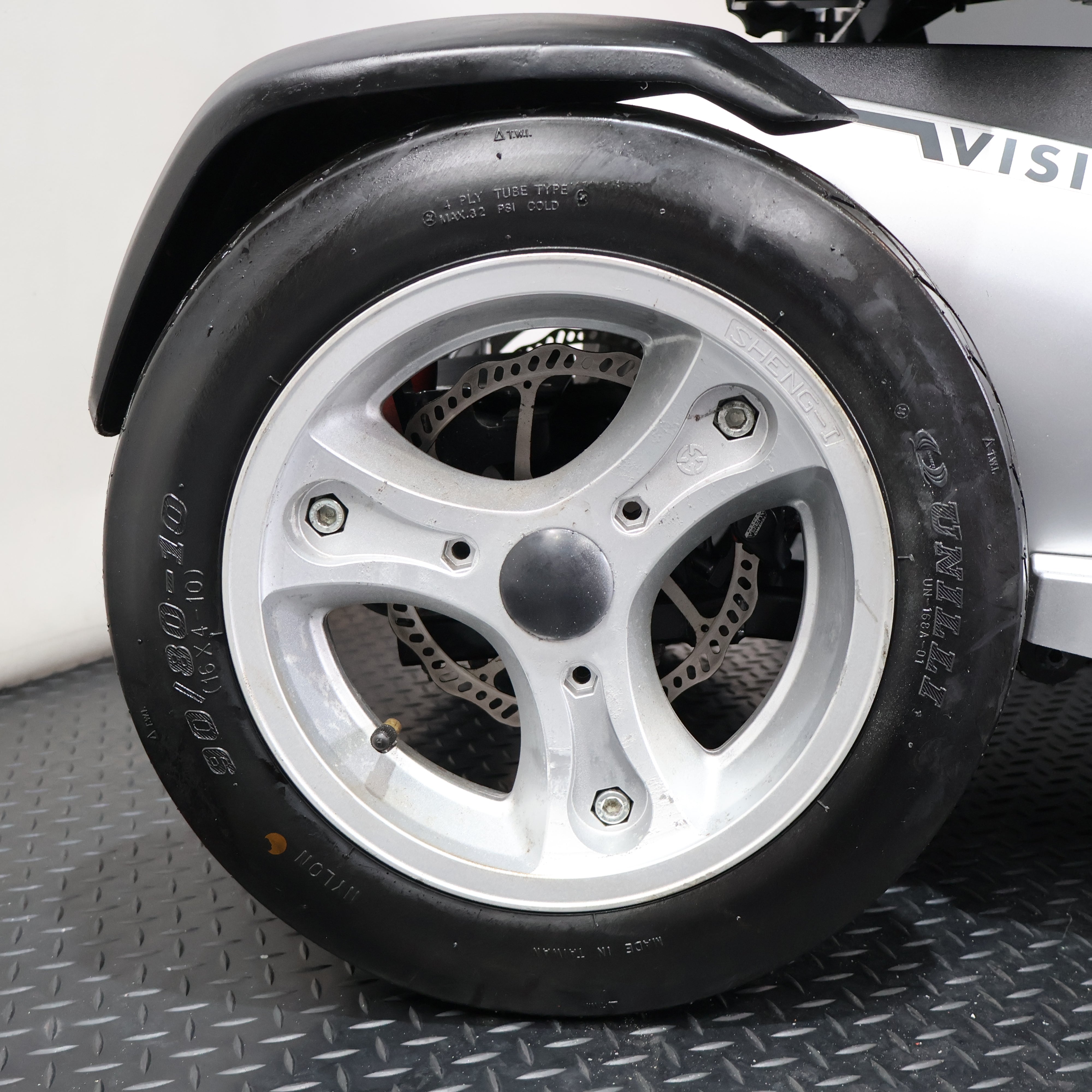 Rascal Vision Electric Mobility Scooter Silver All Terrain 8mph - Humber Mobility Centre