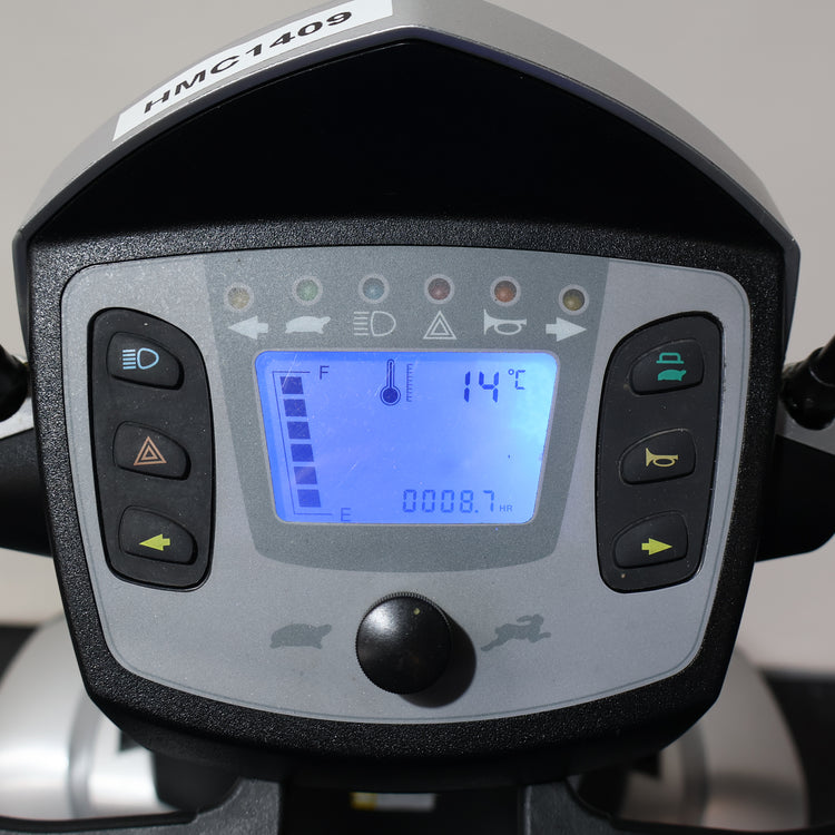 Rascal Vision Electric Mobility Scooter Silver All Terrain 8mph - Humber Mobility Centre