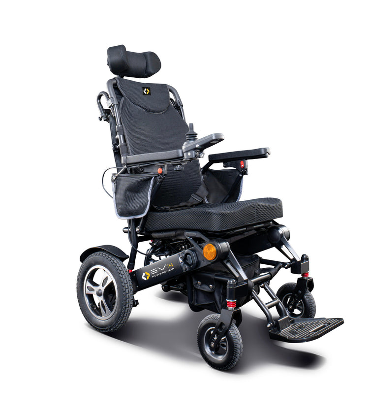 Scooterpac SV4 Powerchair Folding Reclining Powerchair 4mph - Humber Mobility Centre