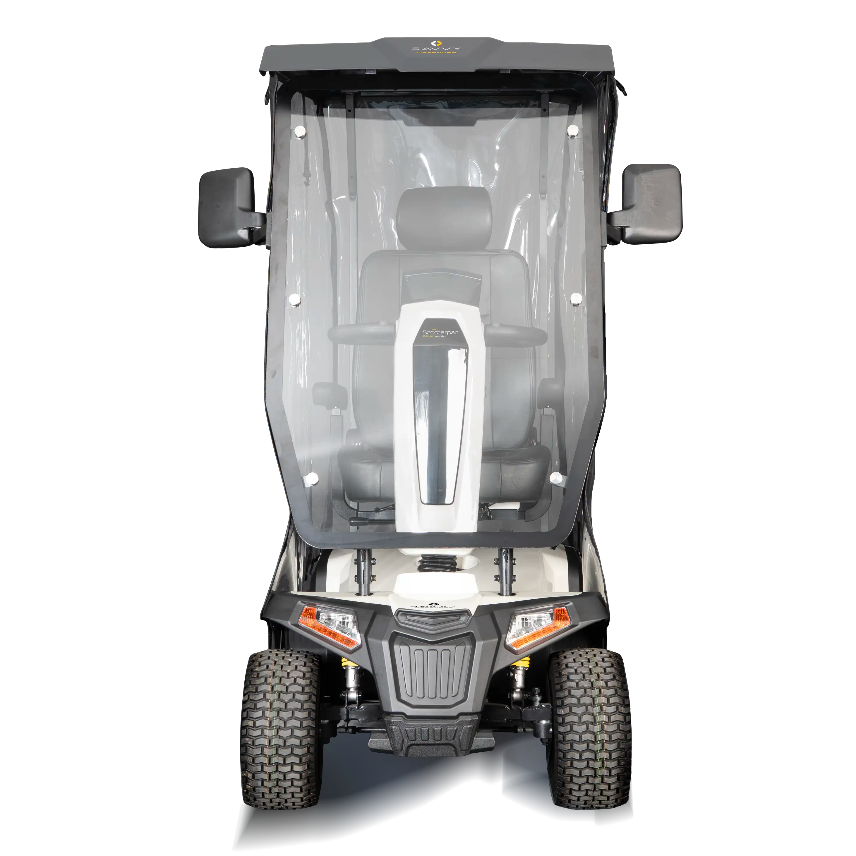 Scooterpac Savvy Defender Canopy Mobility Scooter All Weather Road Legal 8mph - Humber Mobility Centre