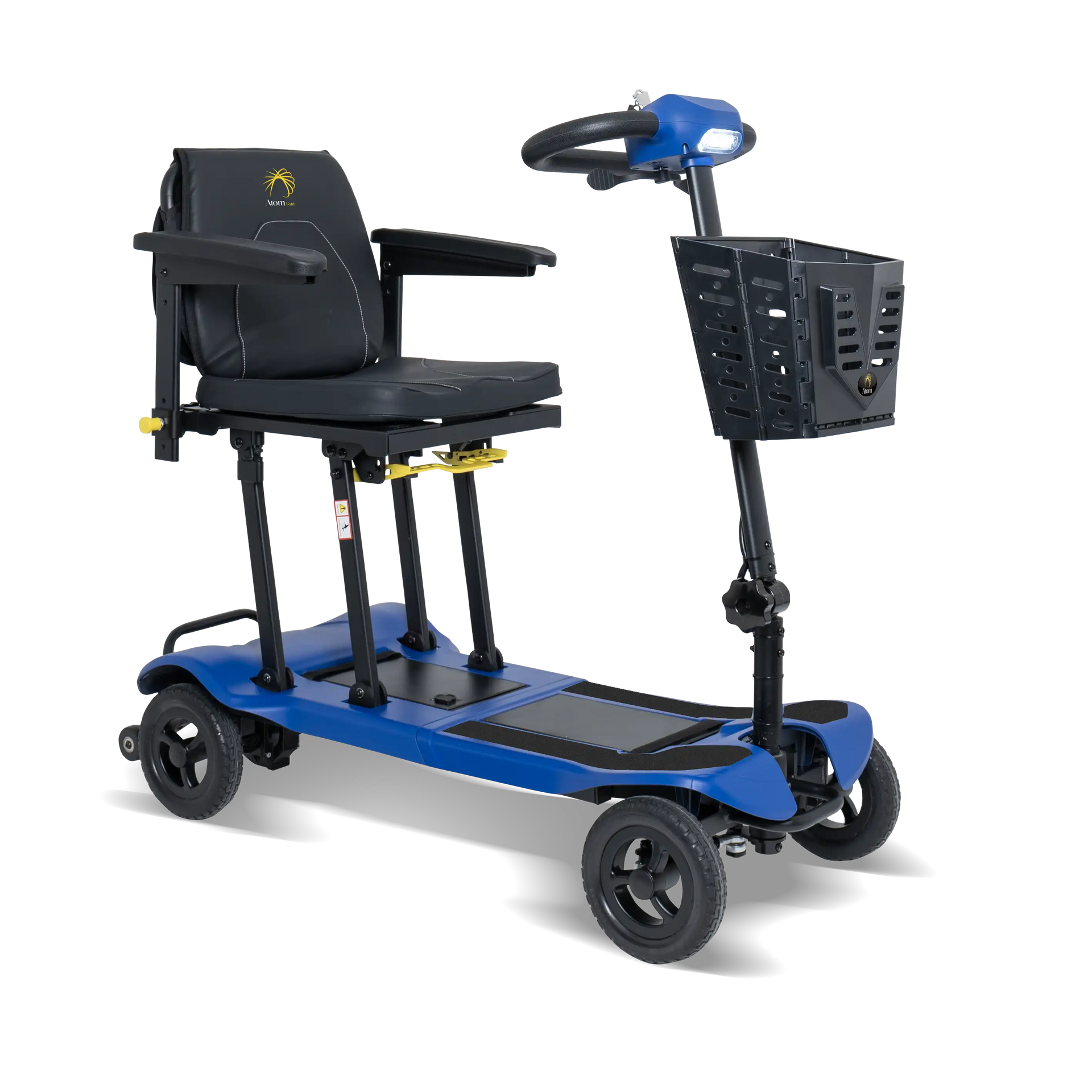 Scooterpac Atom Fold Lightweight Mobility Scooter 4mph - Humber Mobility Centre
