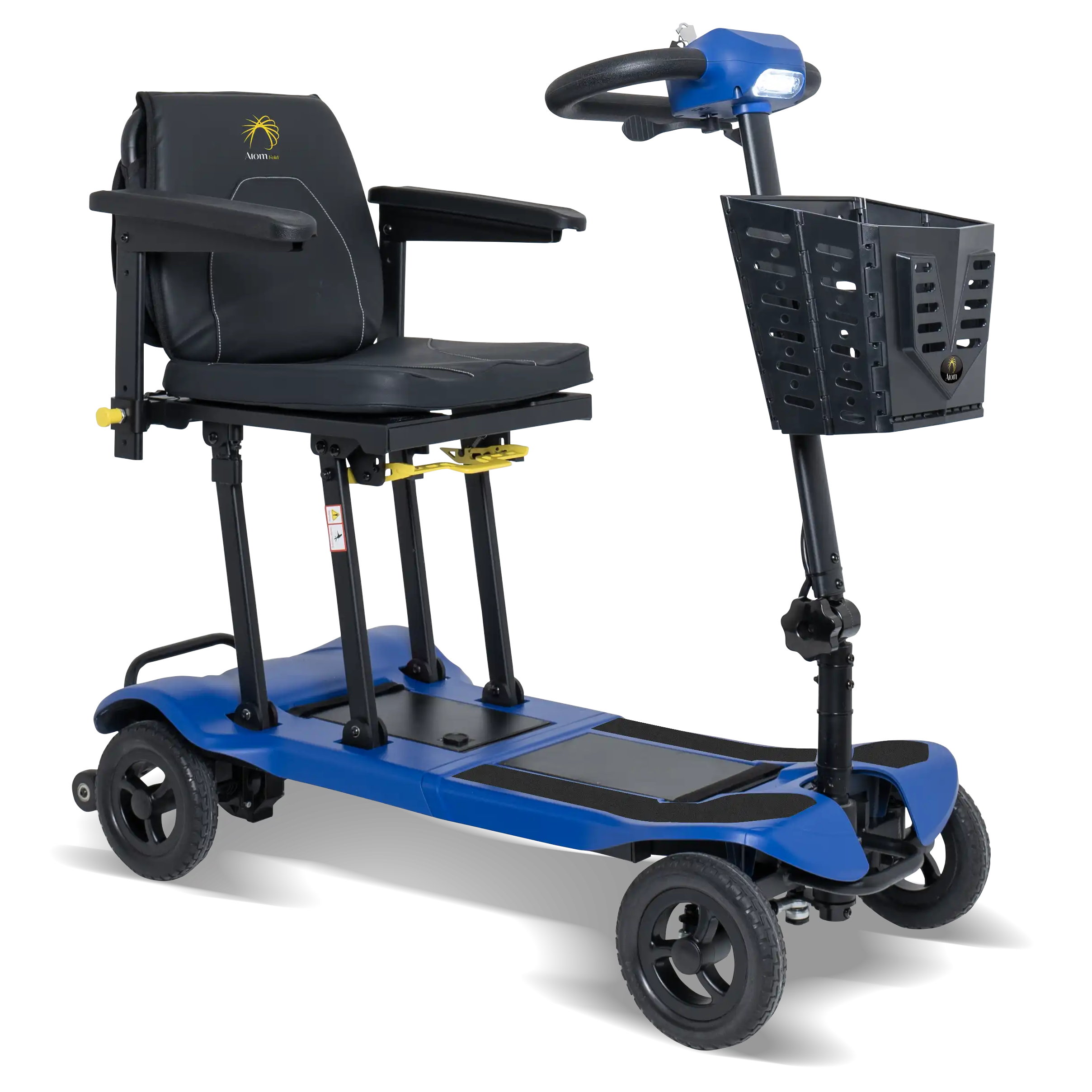Scooterpac Atom Fold Lightweight Mobility Scooter 4mph - Humber Mobility Centre