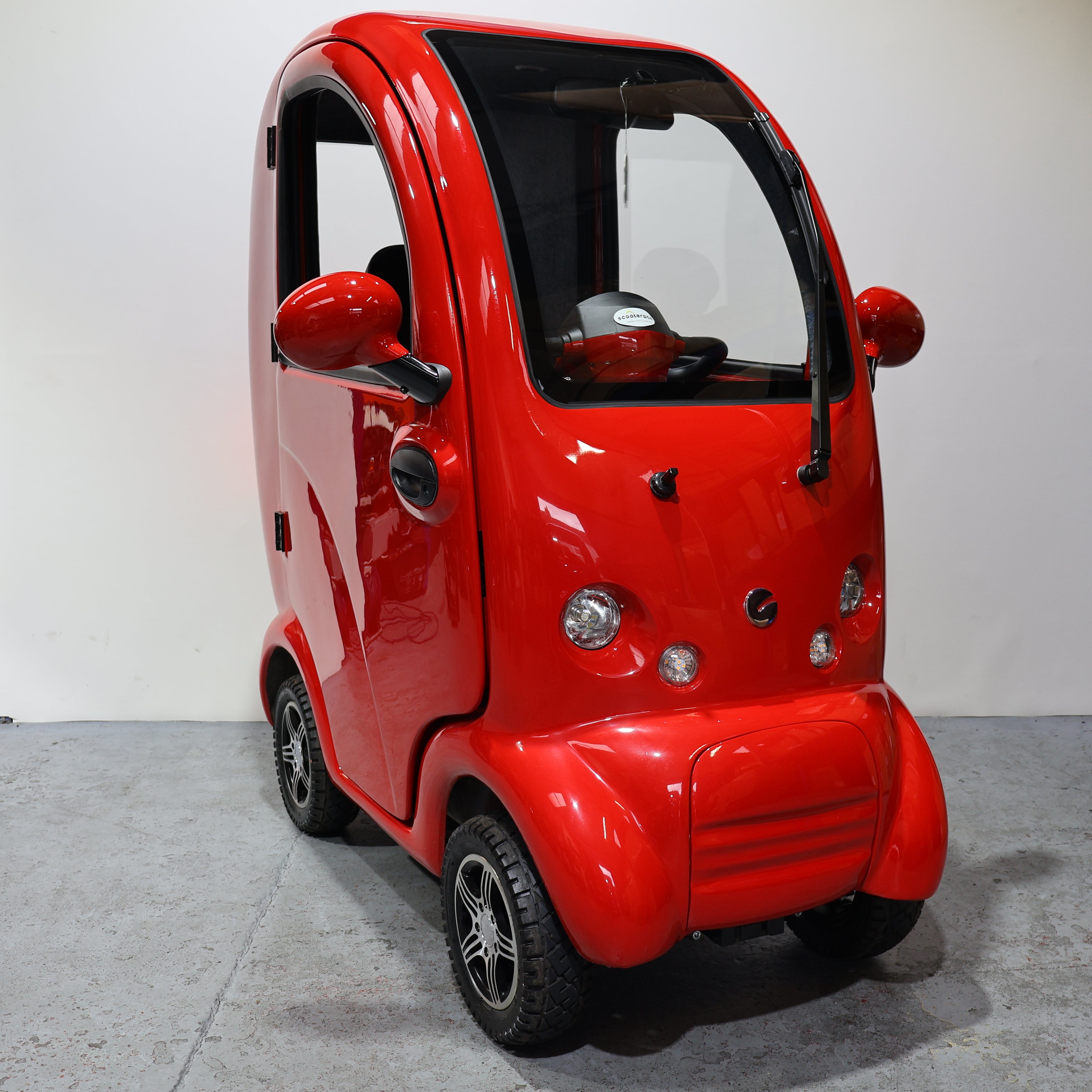 Scooterpac Cabin Car Mk2 Mobility Scooter 8mph Red