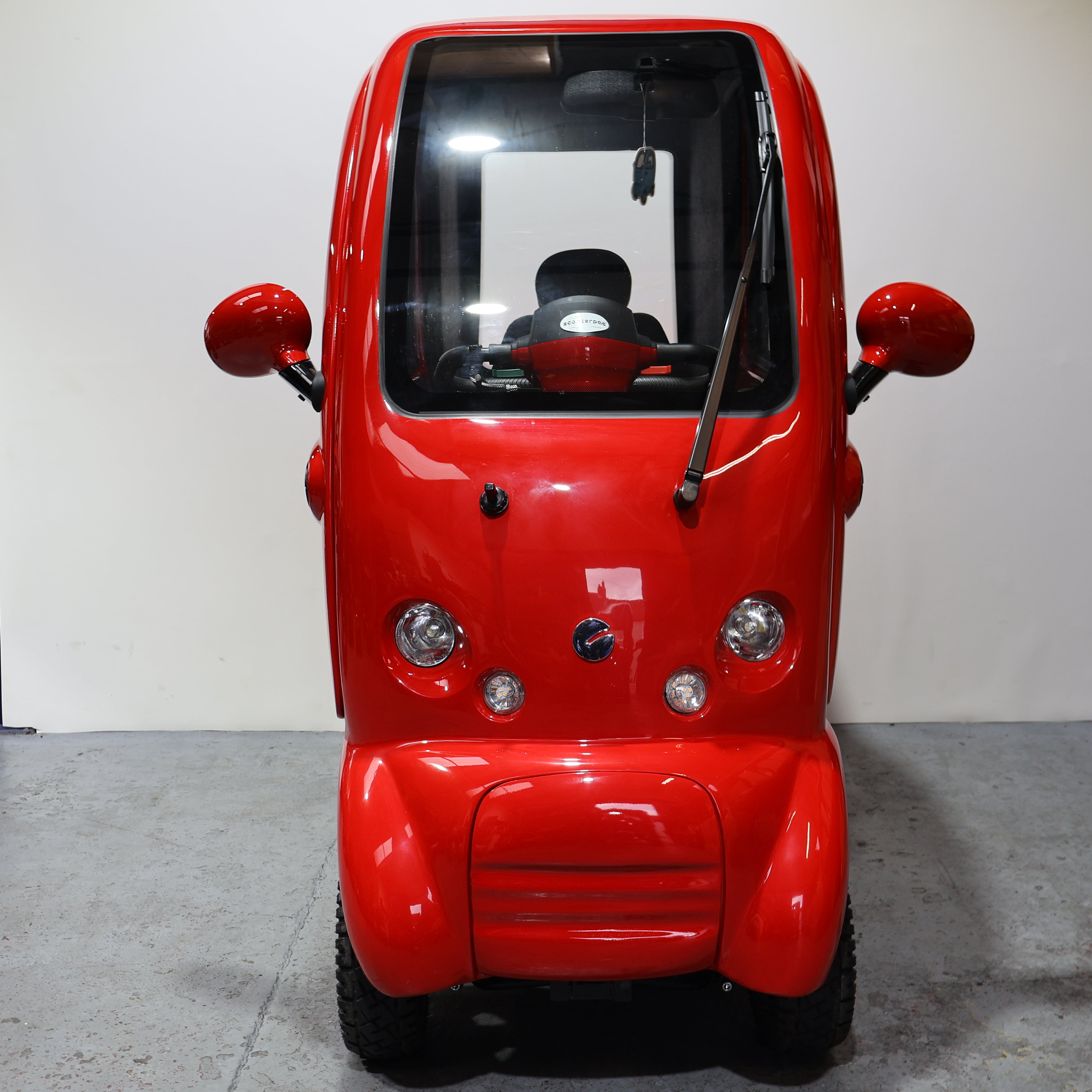 Scooterpac Cabin Car Mk2 Mobility Scooter 8mph Red