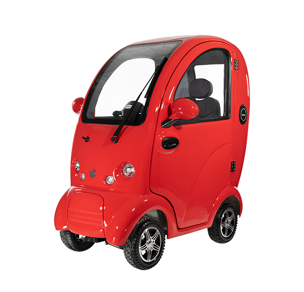 Scooterpac Cabin Car Mk2 Plus Cherry Red Mobility Scooter 8mph