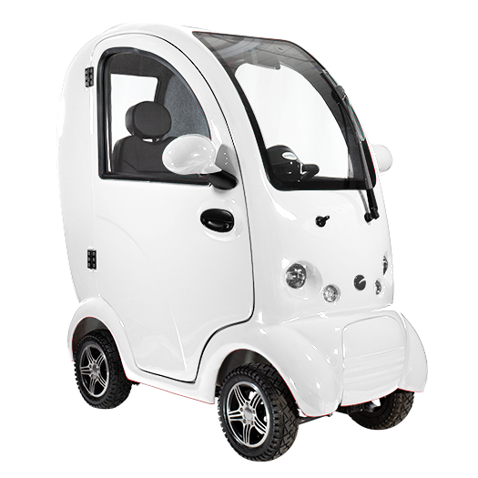 Scooterpac Cabin Car Mk2 Plus Mobility Scooter Glacier White 8mph - Humber Mobility Centre