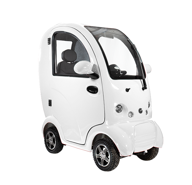Scooterpac Cabin Car Mk2 Plus Mobility Scooter Glacier White 8mph