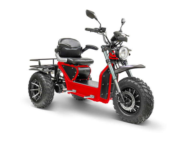 Scooterpac Invader Off Road Mobility Scooter 8mph Red - Humber Mobility Centre