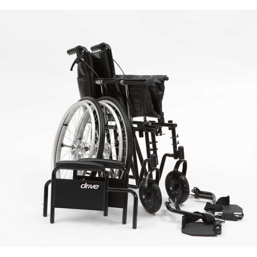 Sentra Wheelchair with Drum Brakes (24") - Humber Mobility Centre
